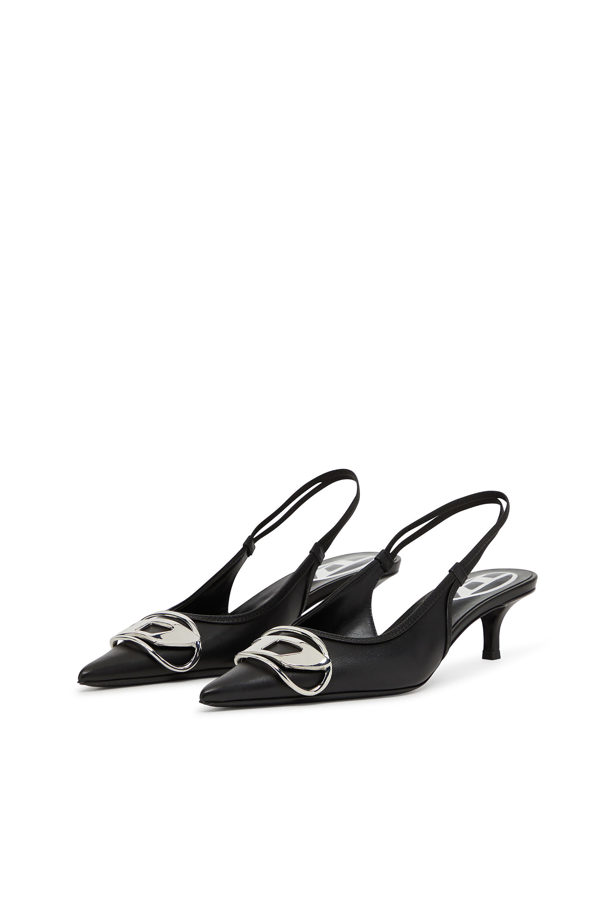 Women's D-Venus-Slingback pumps in nappa leather | Black