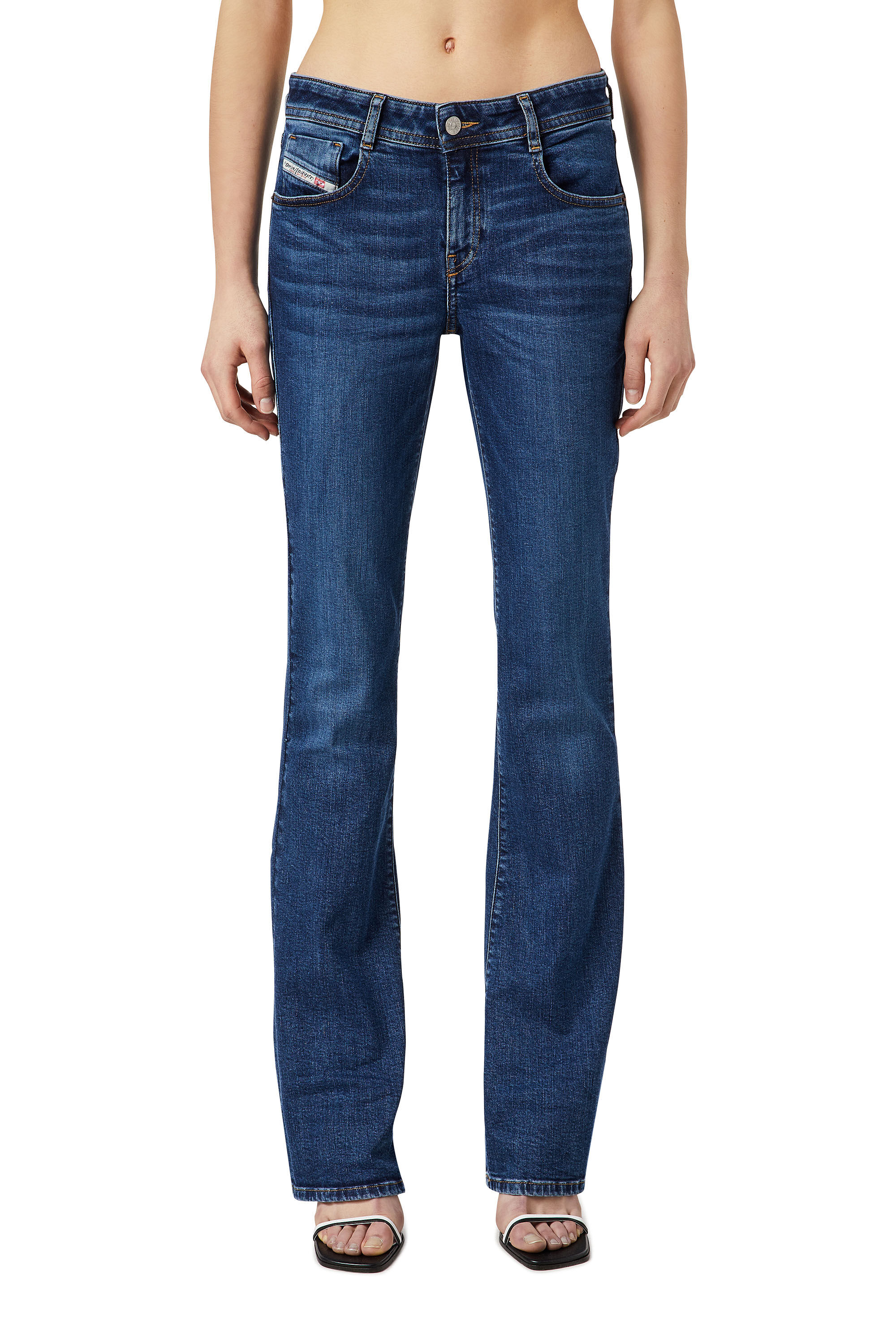 Diesel - 1969 D-EBBEY 0EIAF Bootcut and Flare Jeans, Medium blue - Image 3