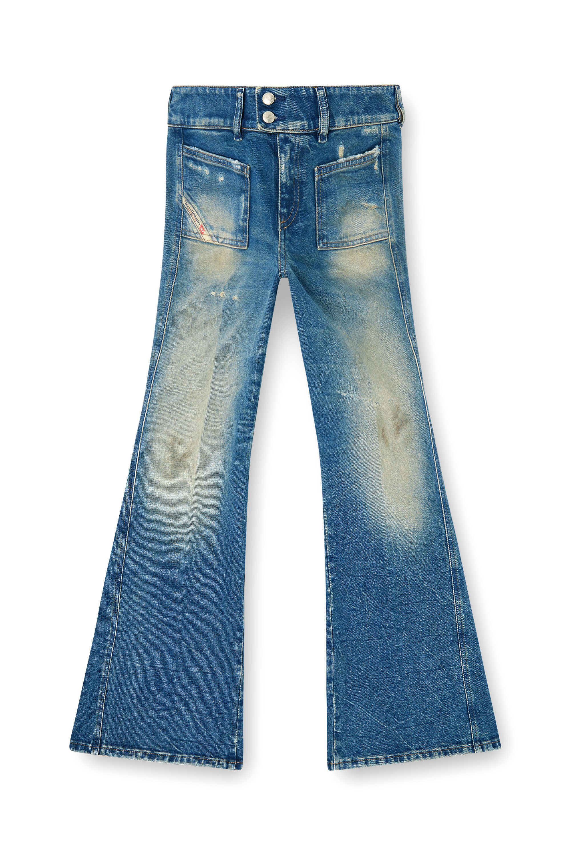 Women's Bootcut Jeans | Low Waist D-Hush | Medium blue | Diesel HU