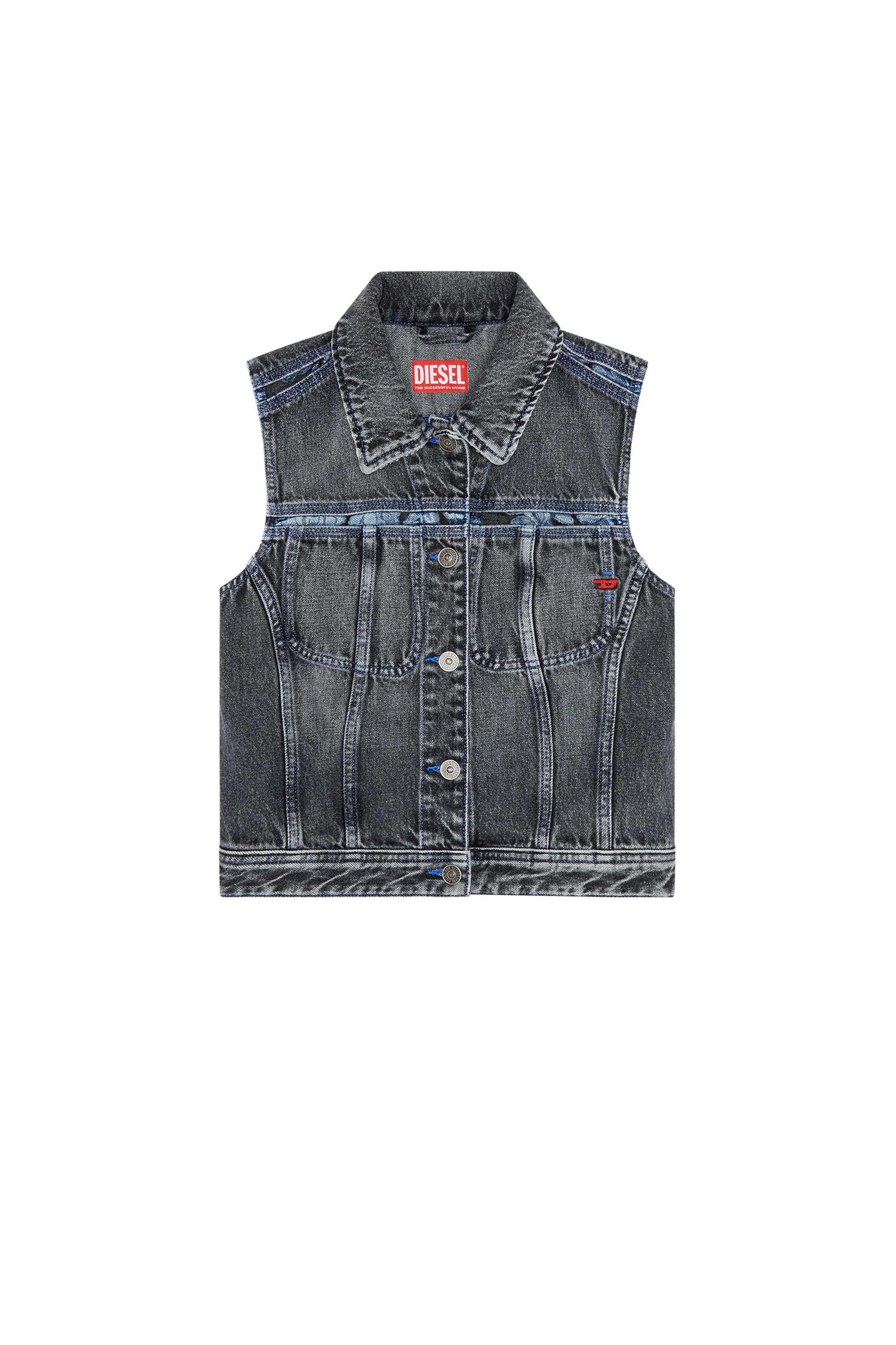 Diesel - DE-SLIMMY-SM-FSB, Black/Dark grey - Image 2