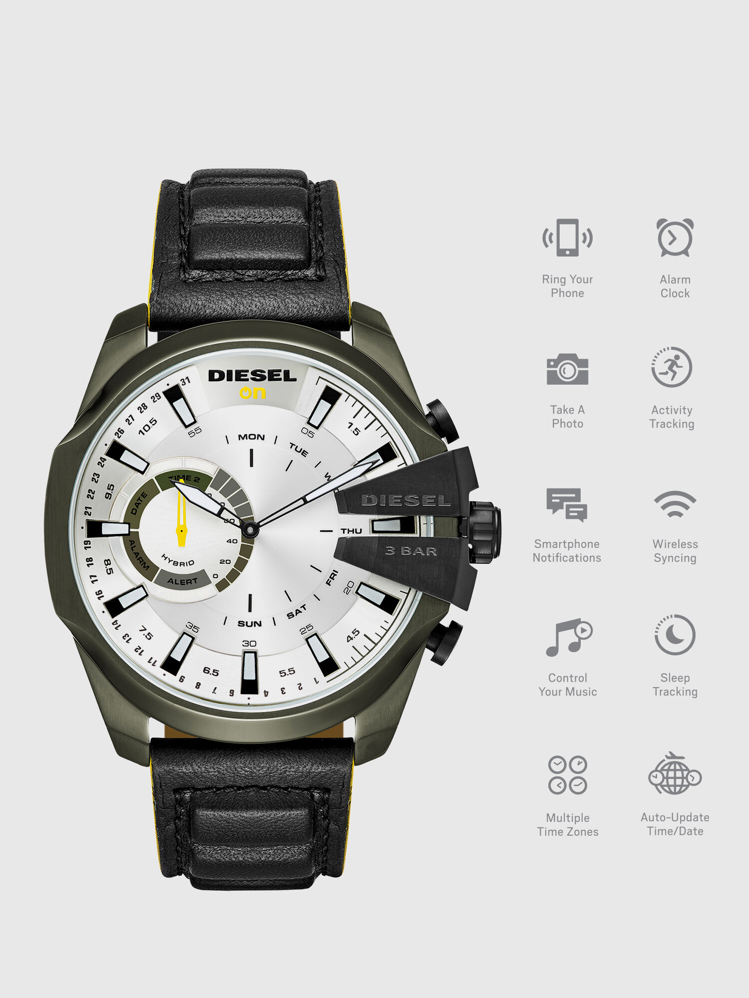 mega chief hybrid ip case hybrid smartwatch