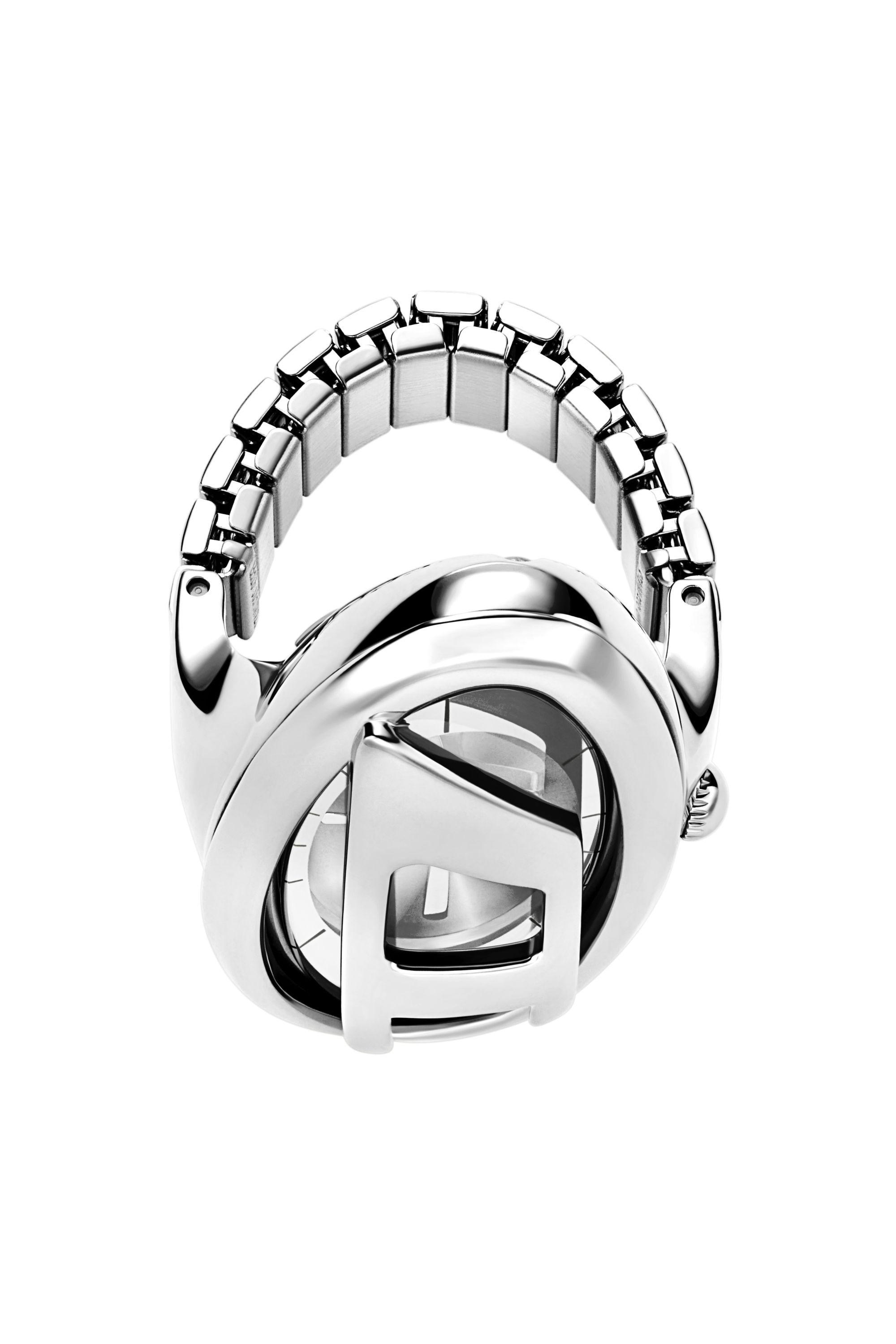Women's D-Era stainless steel ring watch | Silver | Diesel
