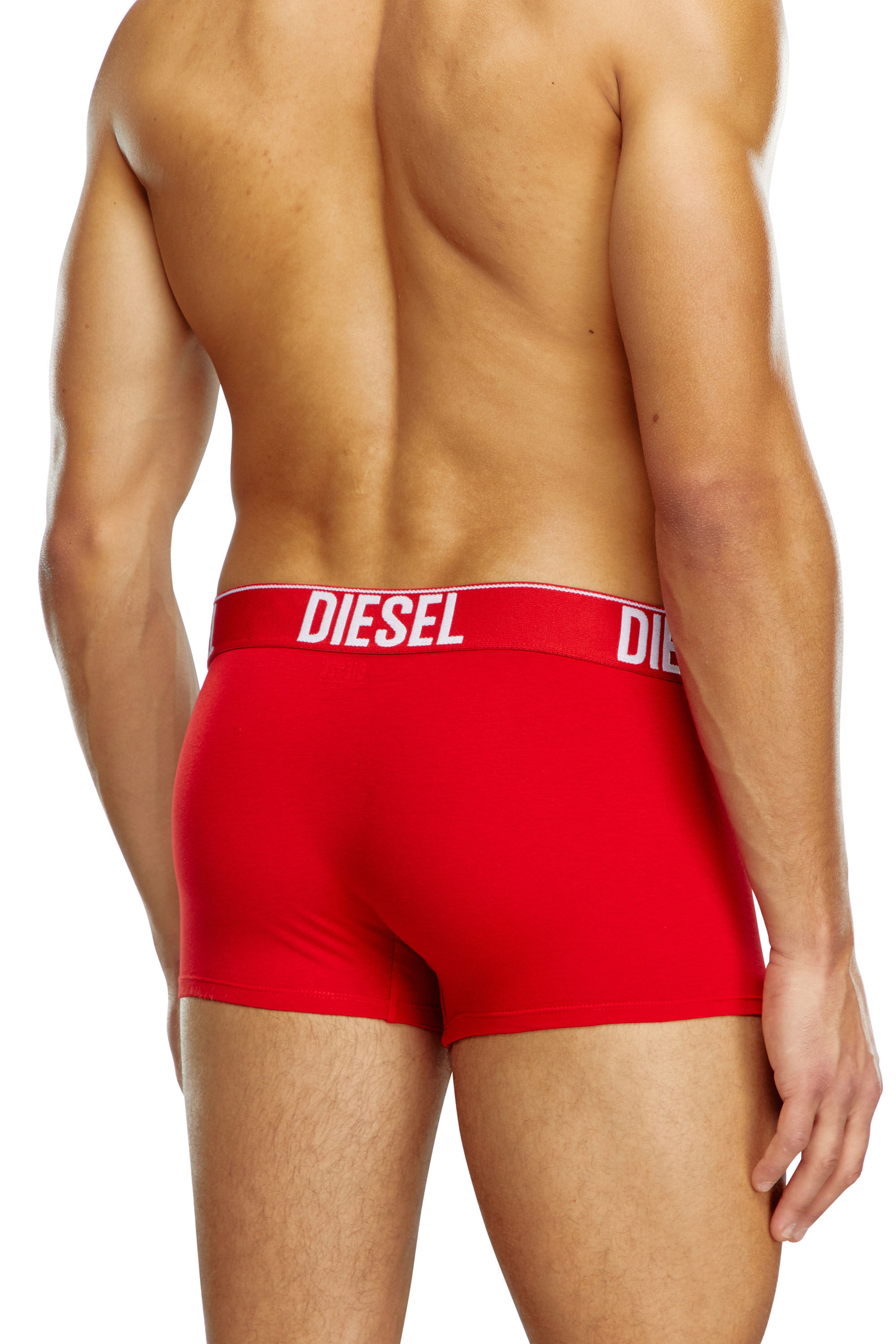 Diesel - UMBX-DAMIENTHREEPACK, Man's Three-pack boxer briefs with tonal waist in White/Black - 4