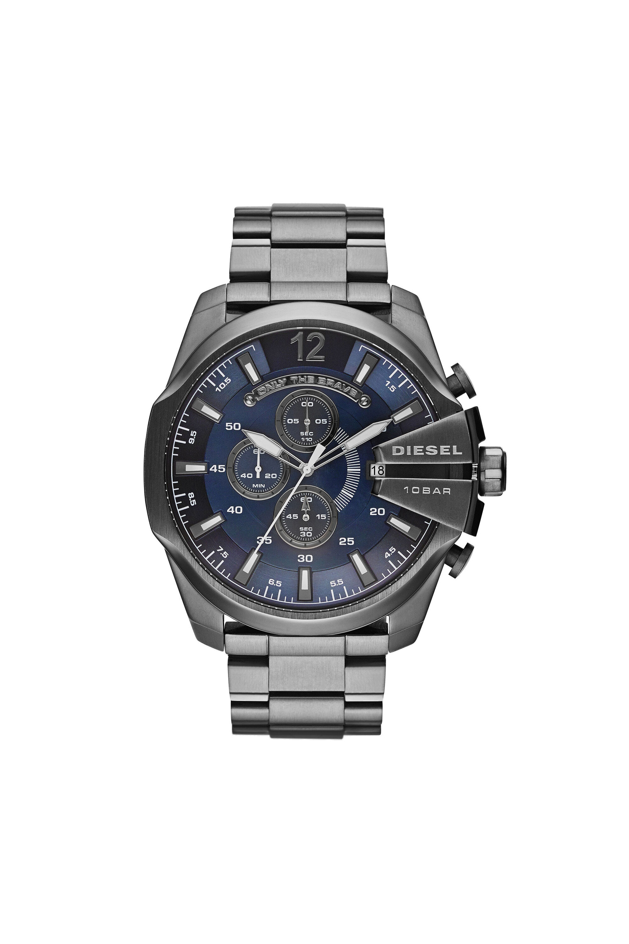 DZ4329 Man: Mega Chief watch with gunmetal plating | Diesel