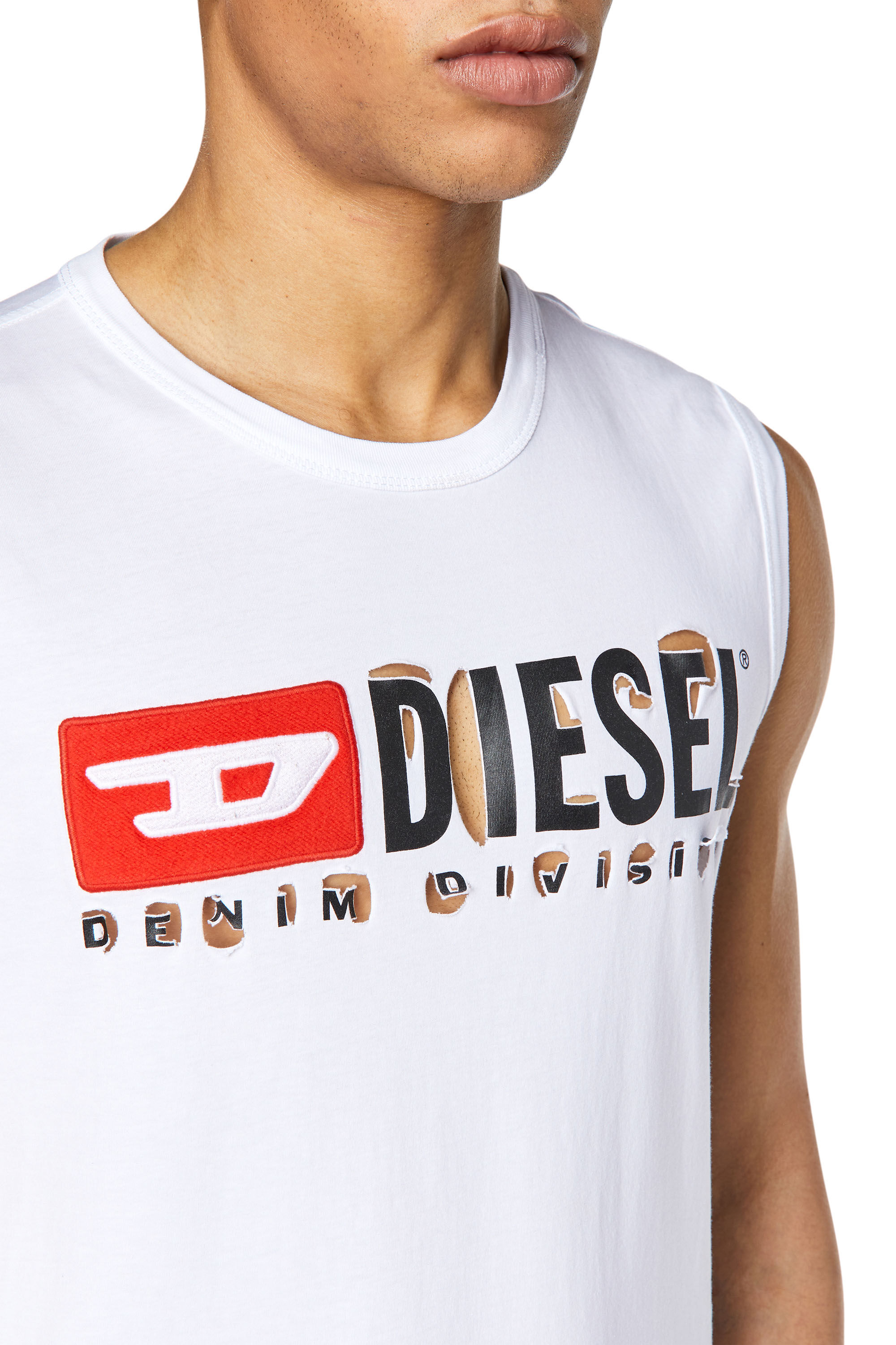 Diesel - T-BISCO-DIVSTROYED, White - Image 4