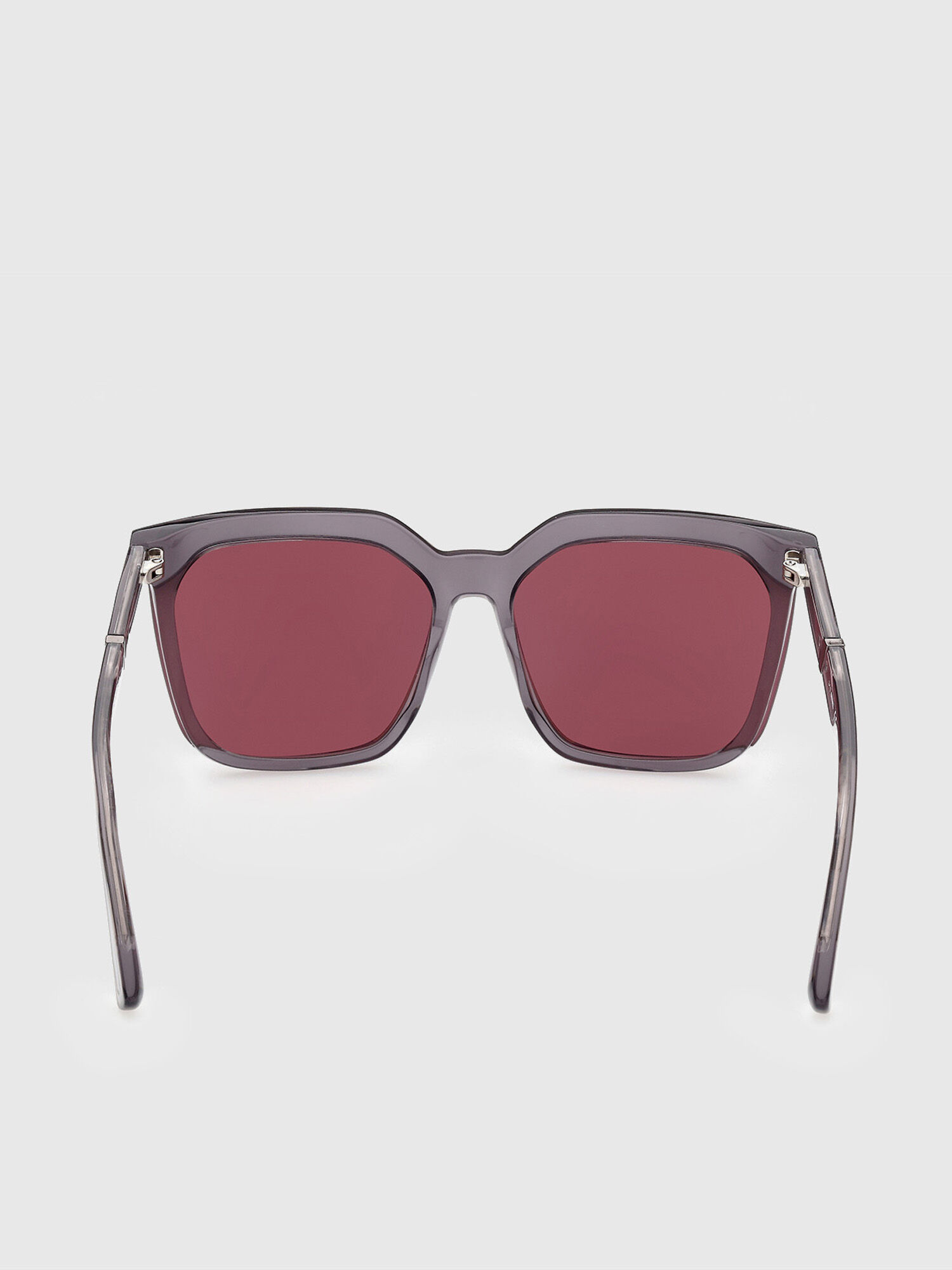 Diesel - DL0338, Woman's Squared Sunglasses with oversize volumes in Violet - 4