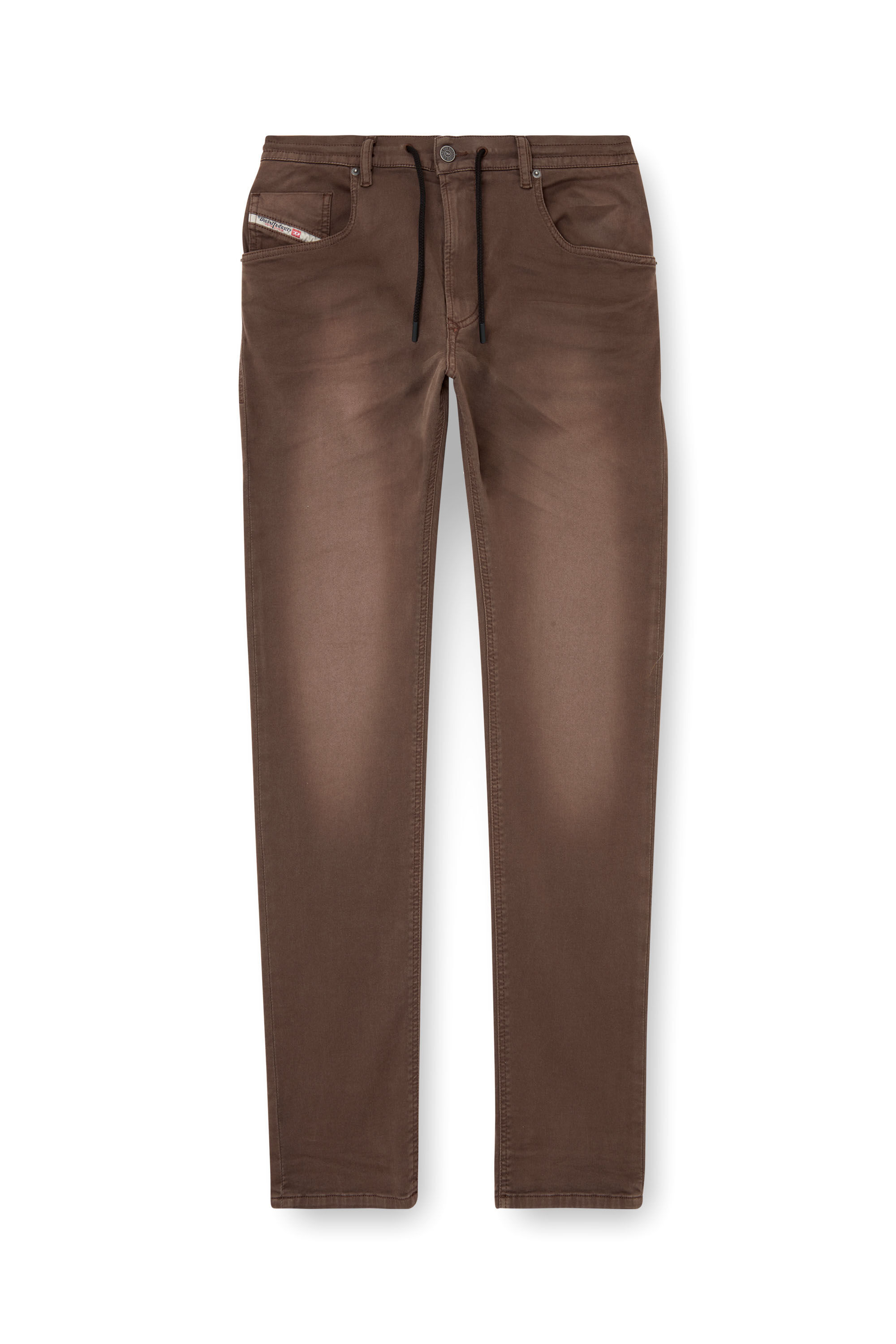 パンツ diesel brown skinny coating Men's Regular Jeans | Brown | Diesel 2032 D-Krooley Joggjeans®