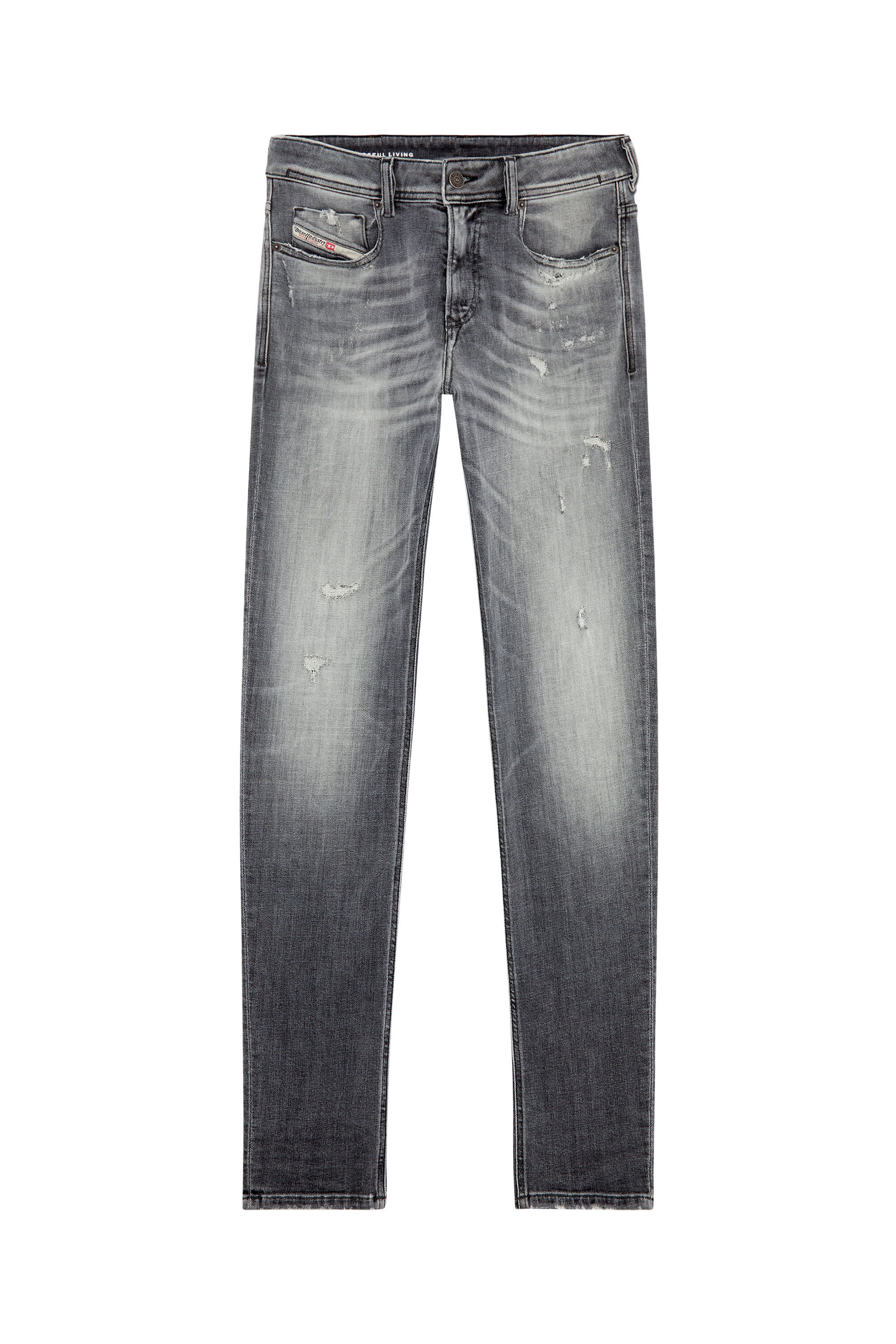 Diesel - Skinny Jeans 1979 Sleenker 09H70, Grey - Image 2
