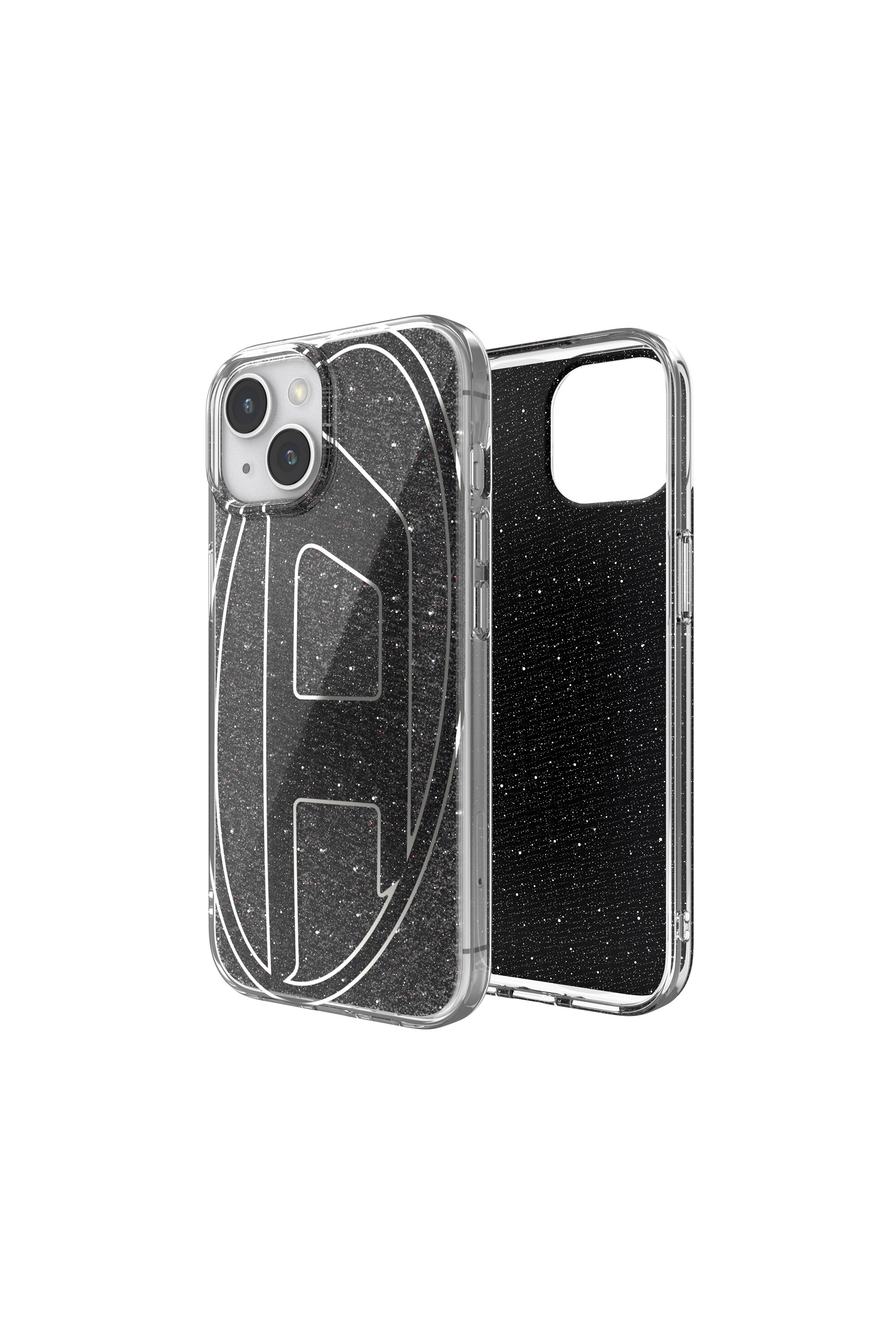 関税送料込み！日本完売！diesel Glitter Case for iPhone 15 Women's Glitter Case for iP 15 Pro Max | Silver | Diesel