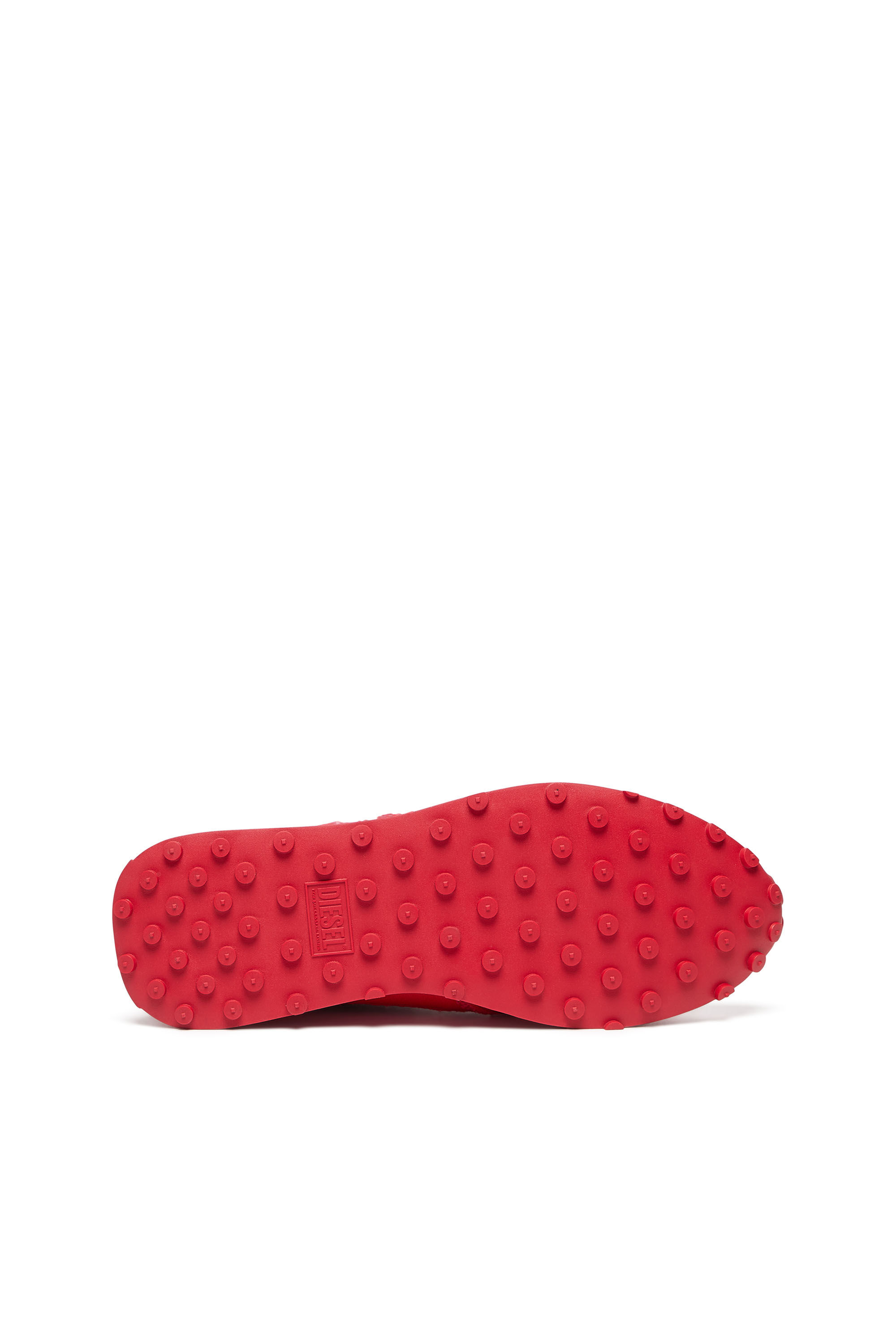 Diesel - S-RACER LC, Man's S-Racer Lc - Canvas sneakers with frayed edges in Red - 5