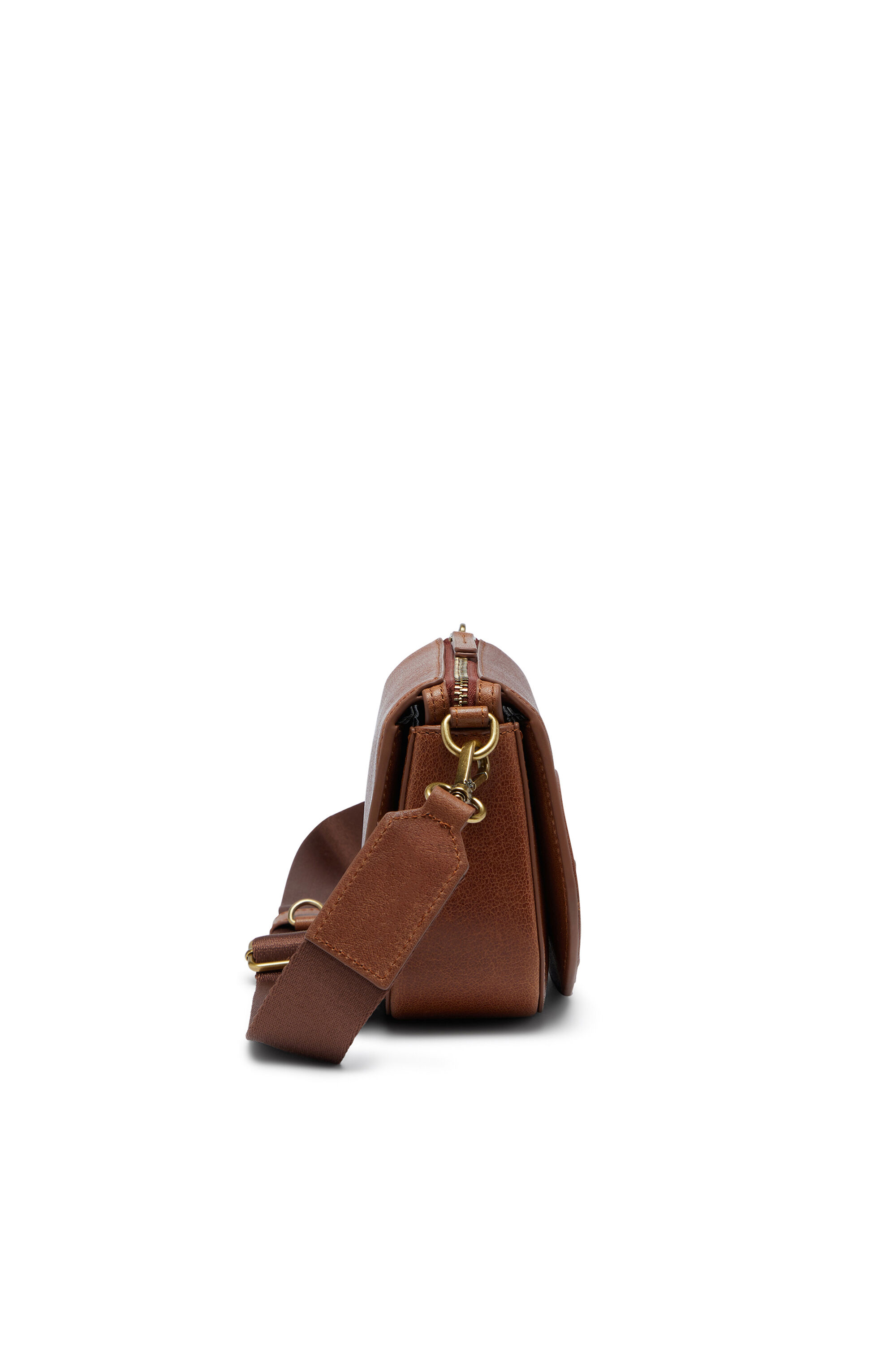 Women's 1DR-Camera bag in pull-up leather | Brown | Diesel {{Country}}
