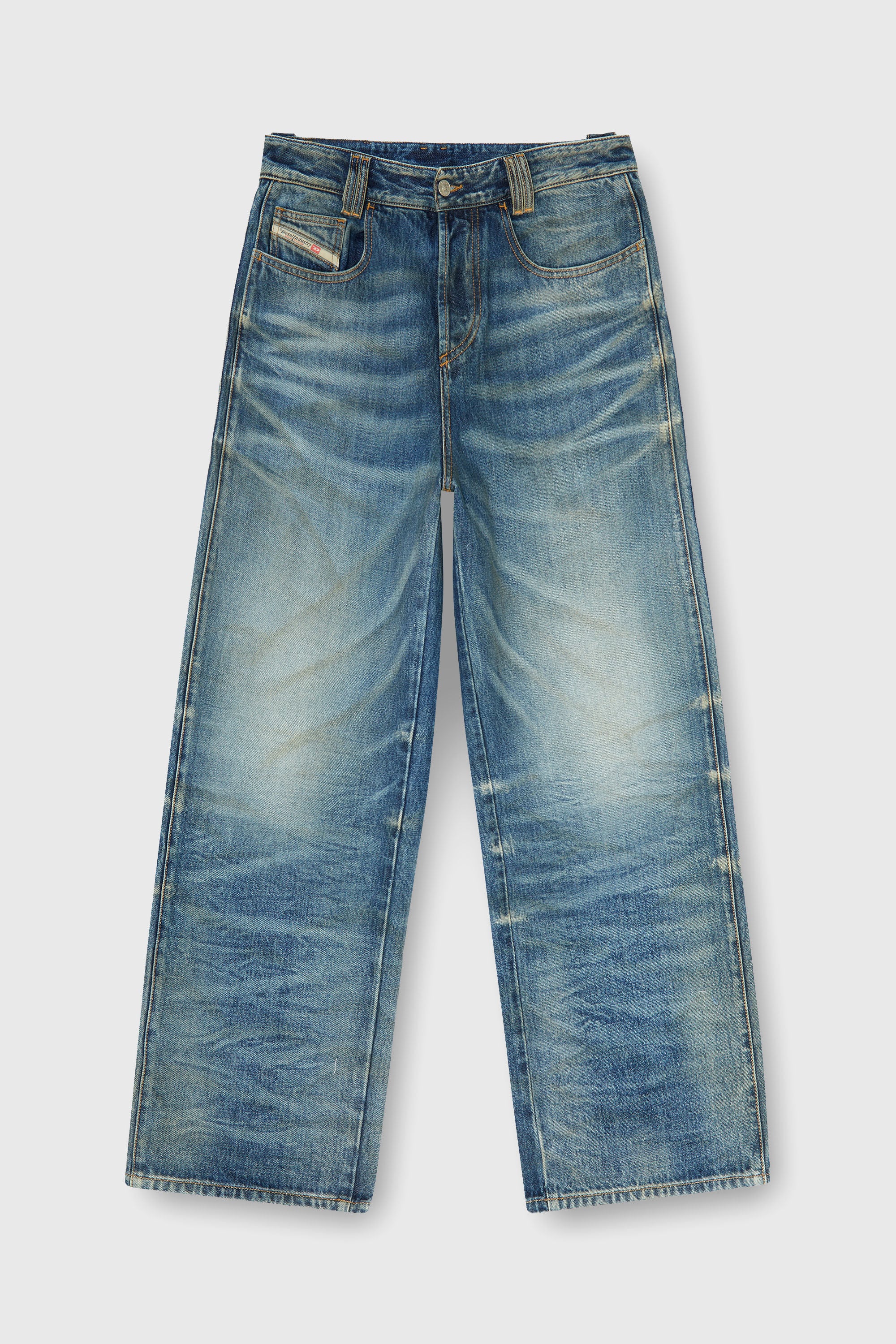 Diesel - Unisex's Relaxed Jeans 1982 D-Hakou 007GC, Medium blue - 6