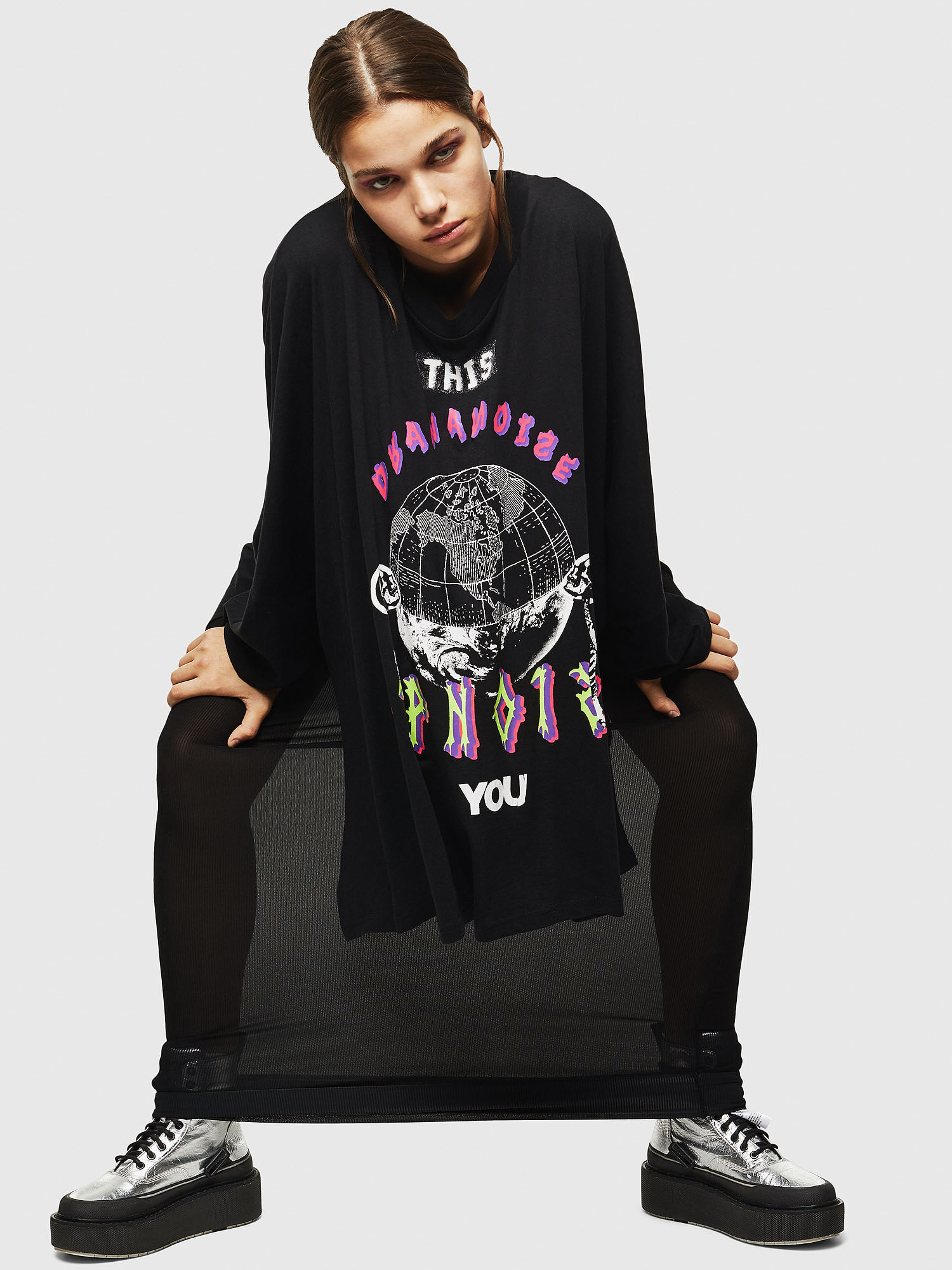 silver sneakers t shirts