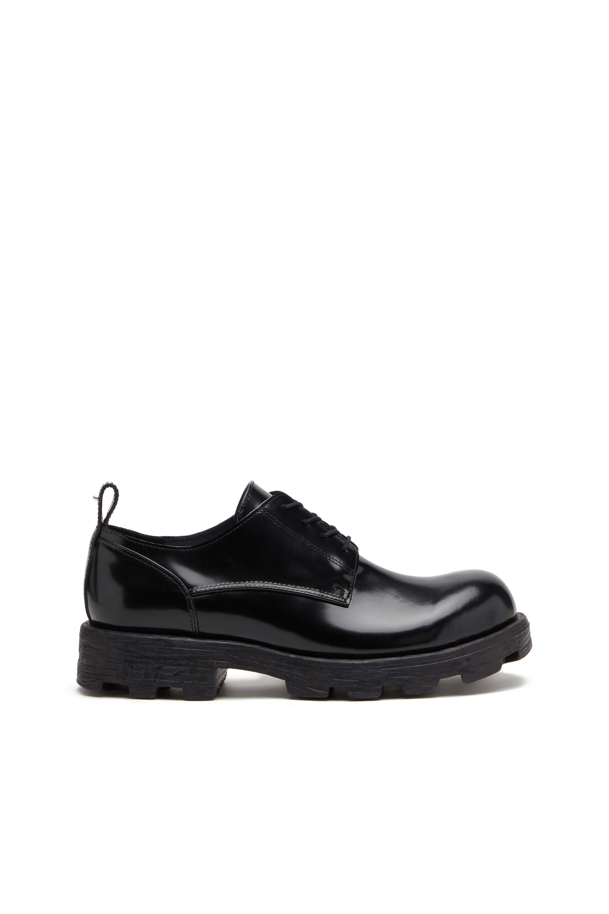 D-HAMMER SH Man: Lace-up shoes in shiny leather | Diesel D-HAMMER SH Man: Lace-up shoes in shiny leather | Diesel