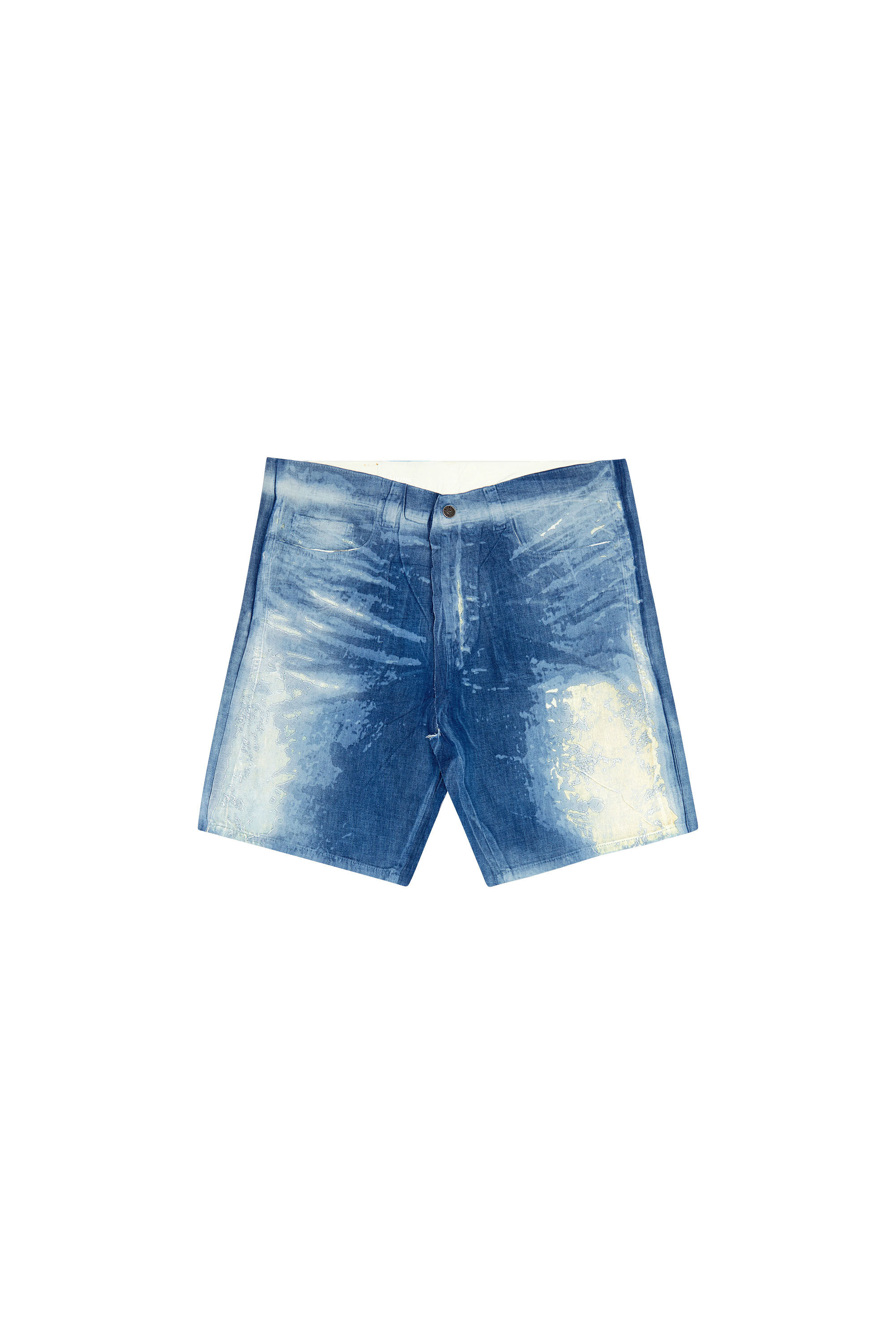 Teal jean shorts shop