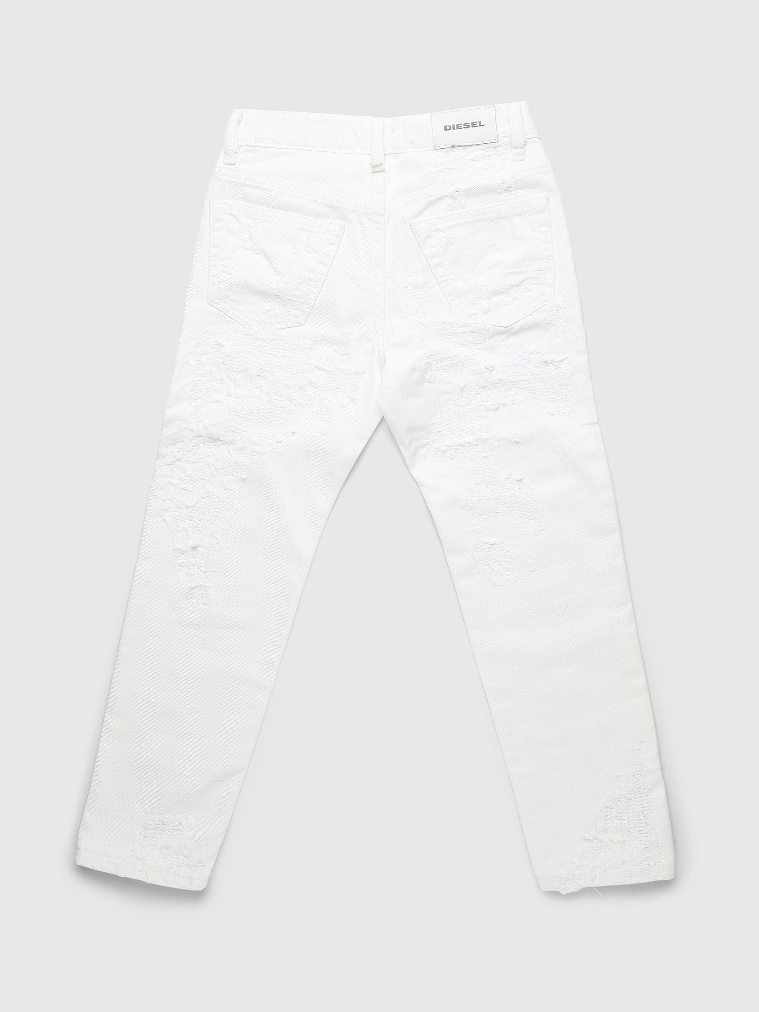 white lining jeans