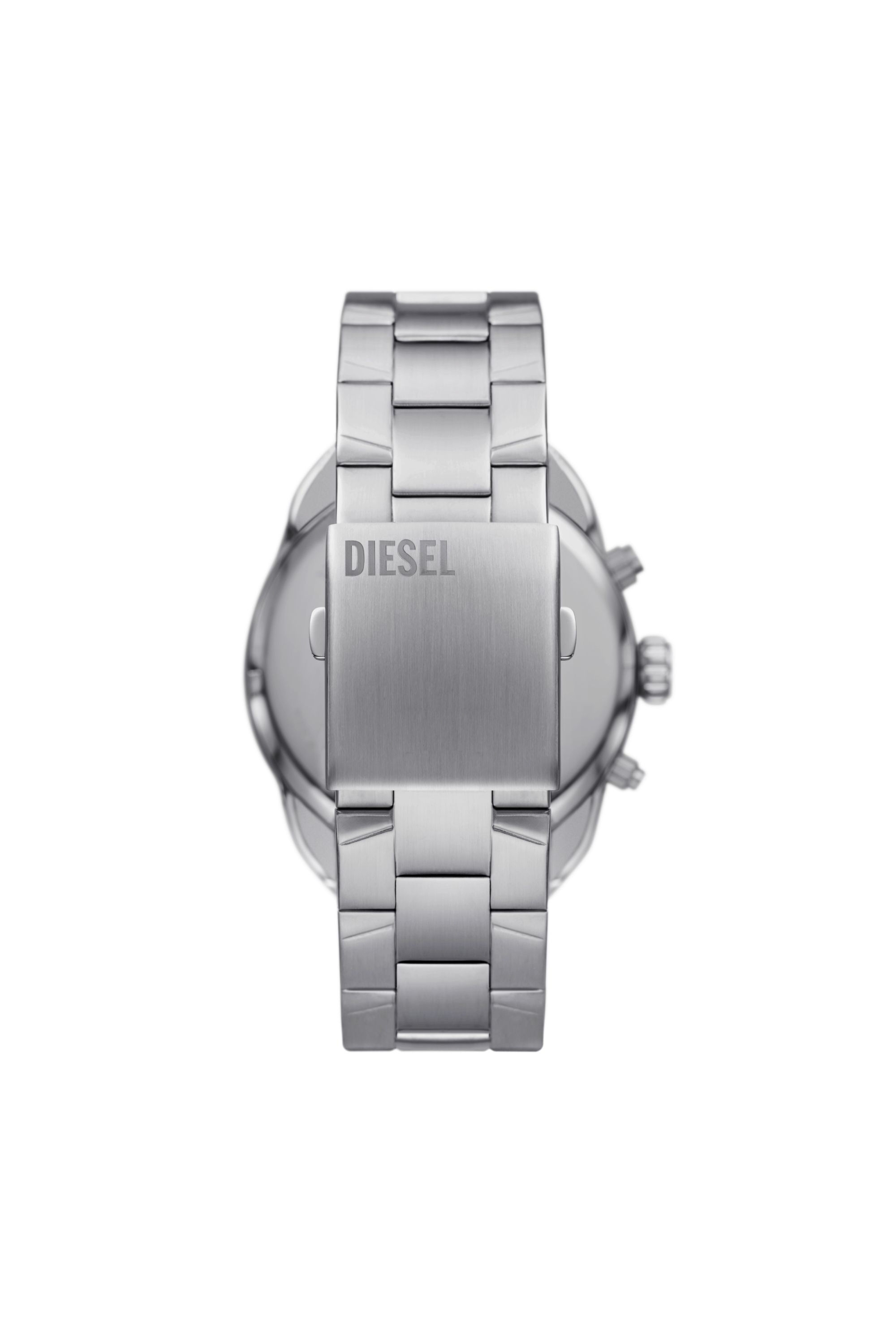 Men's Spiked chronograph stainless steel watch | Silver | Diesel HU