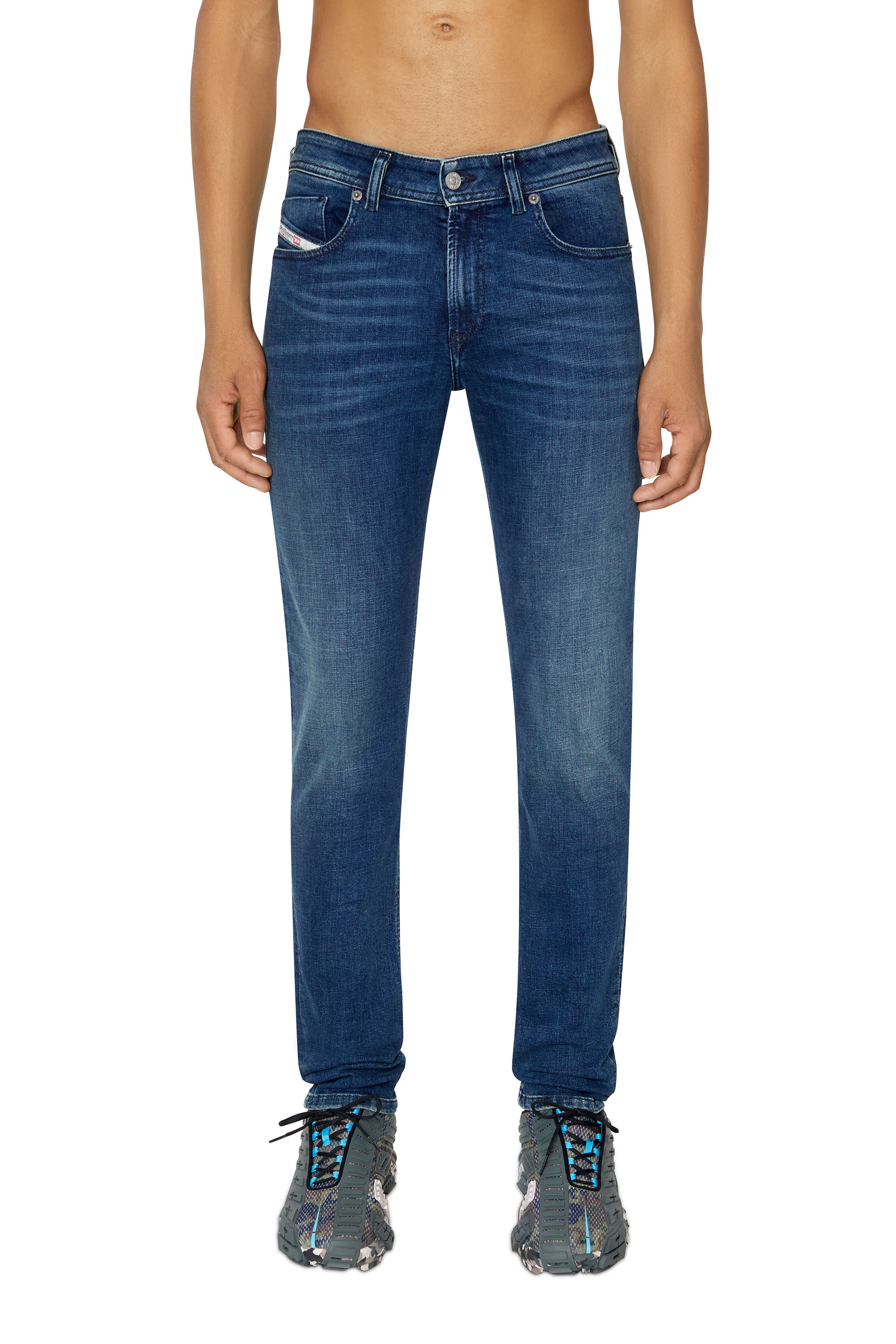 Diesel - 1979 Sleenker 09F38 Skinny Jeans, Medium blue - Image 3