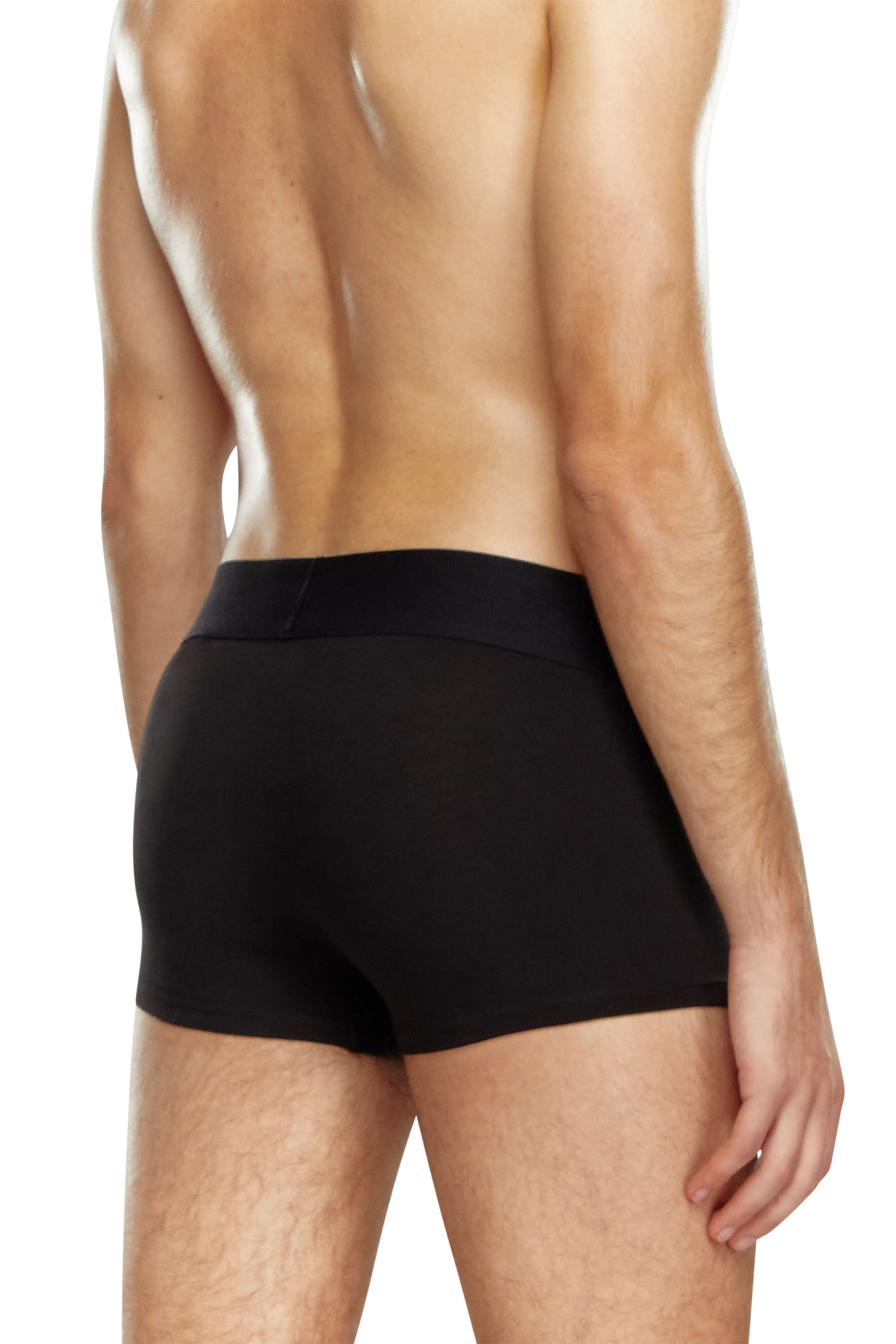 Diesel - UMBX-DAMIENTHREEPACK-5.5EL, Man's 3-pack of boxer briefs with cut-off logo in Black - 4