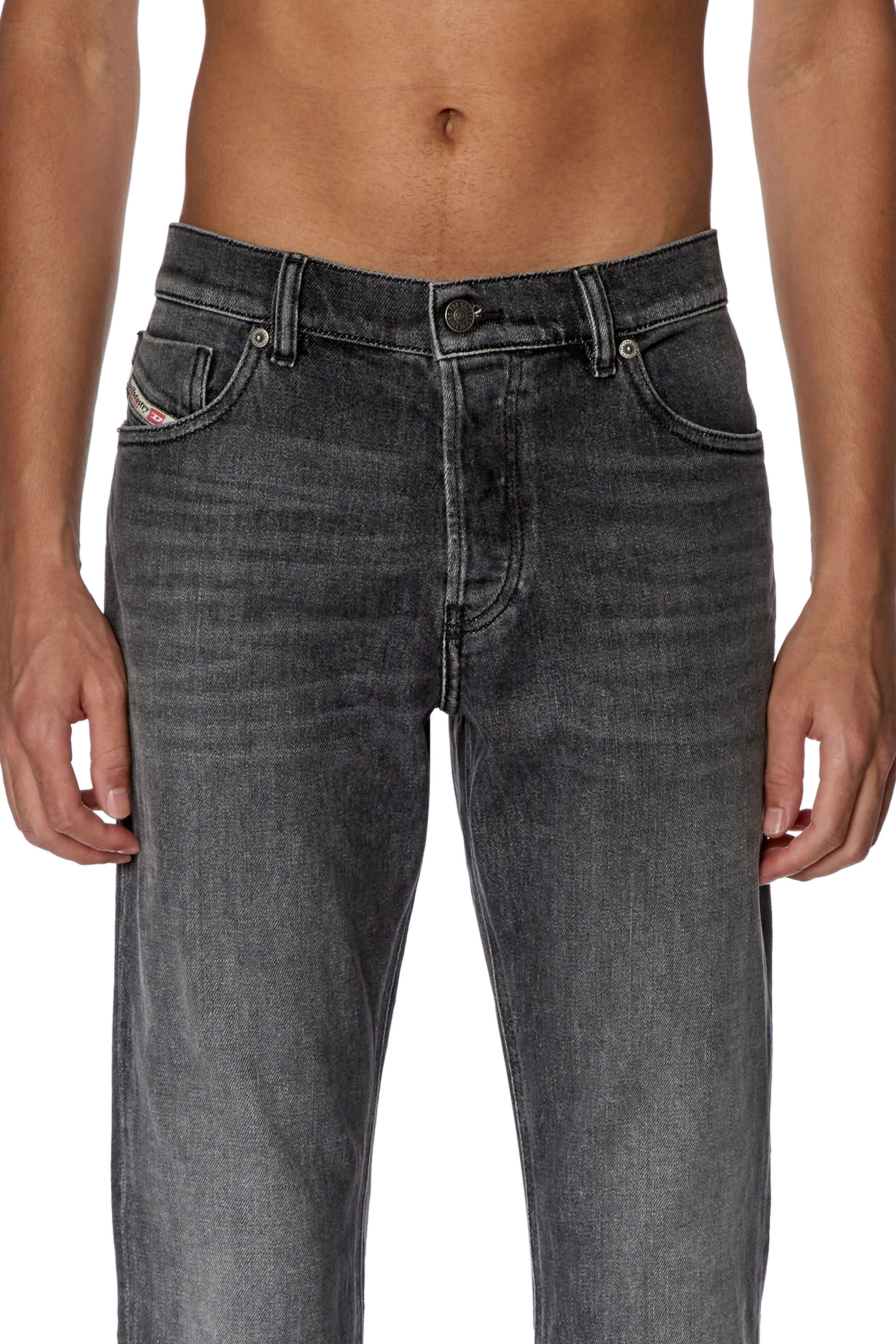 Diesel - Straight Jeans 1995 D-Sark 09F84, Black/Dark grey - Image 5