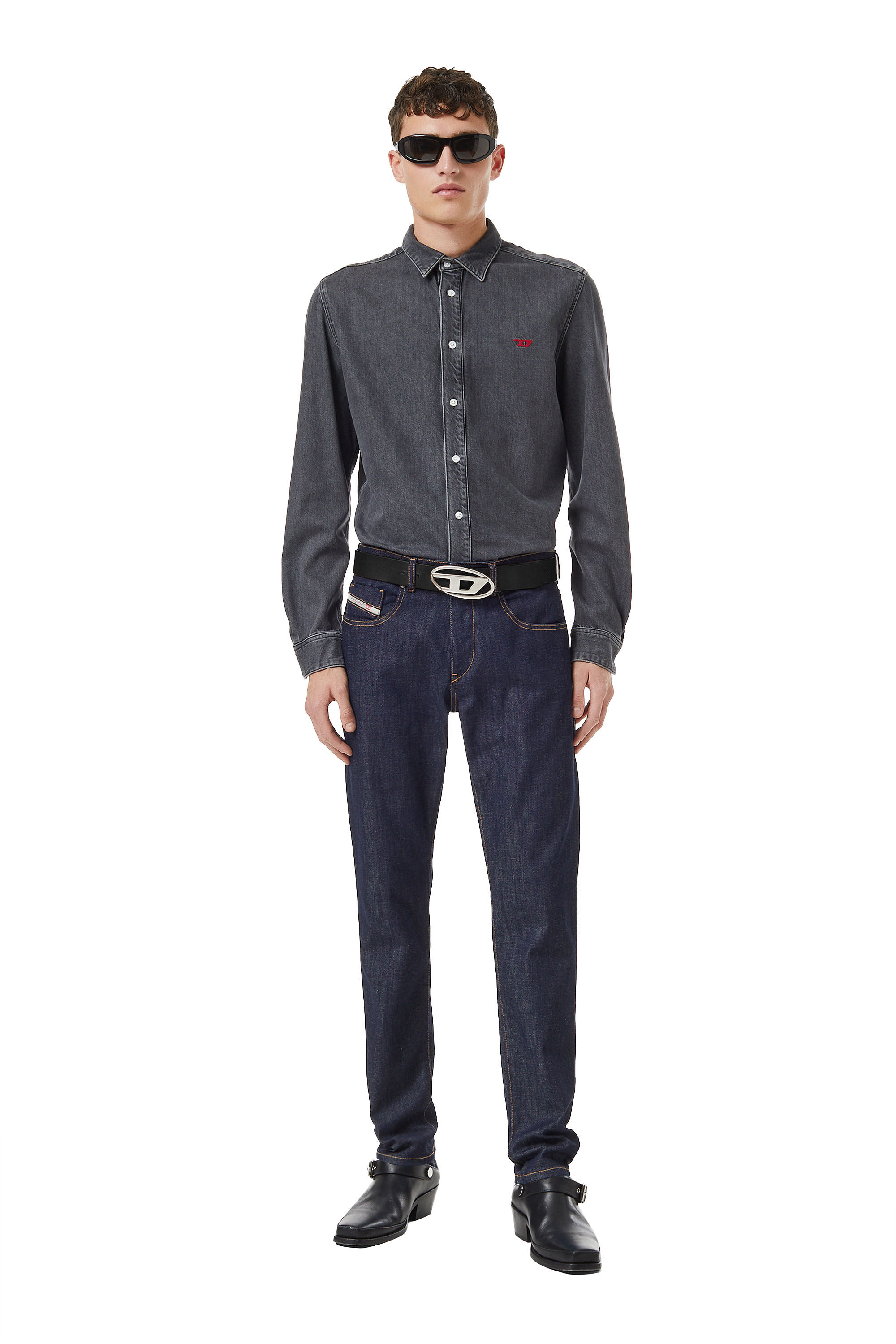 Diesel - Slim Jeans 2019 D-Strukt Z9B89, Dark Blue - Image 6