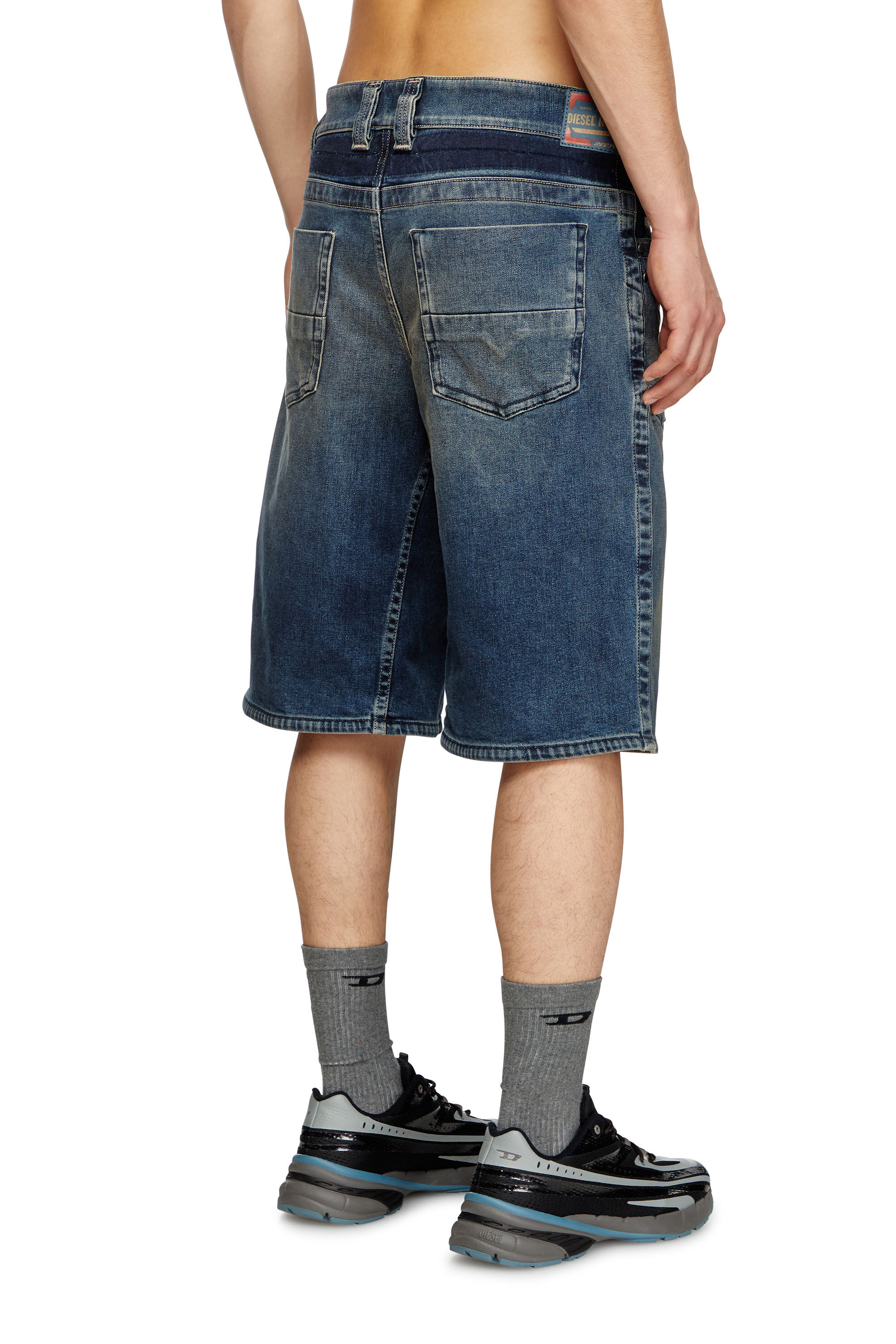 Men's Bermuda shorts in Rehab denim | Blue | Diesel