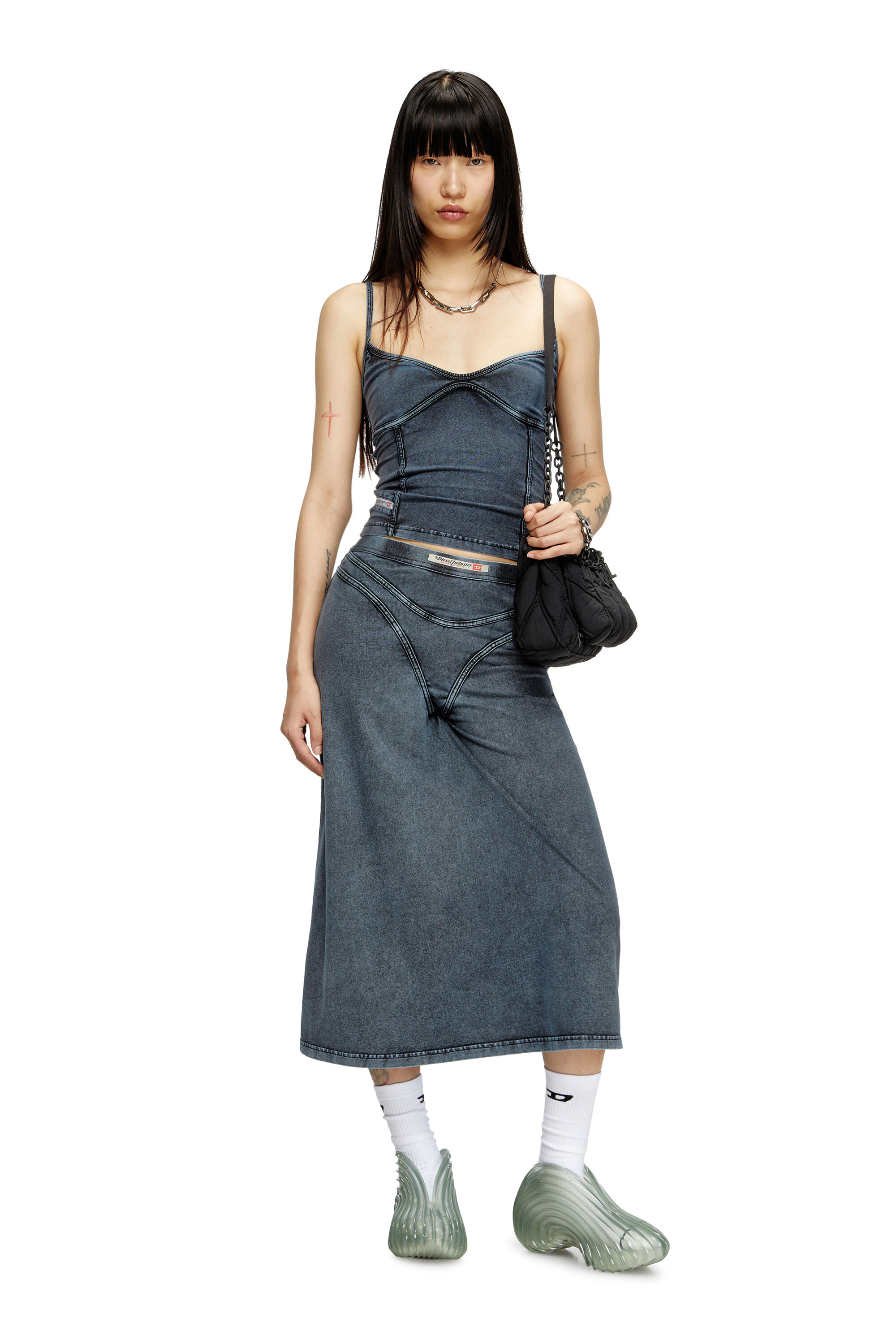 Women's Slip-on sneaker in Melflex® | Grey | Diesel