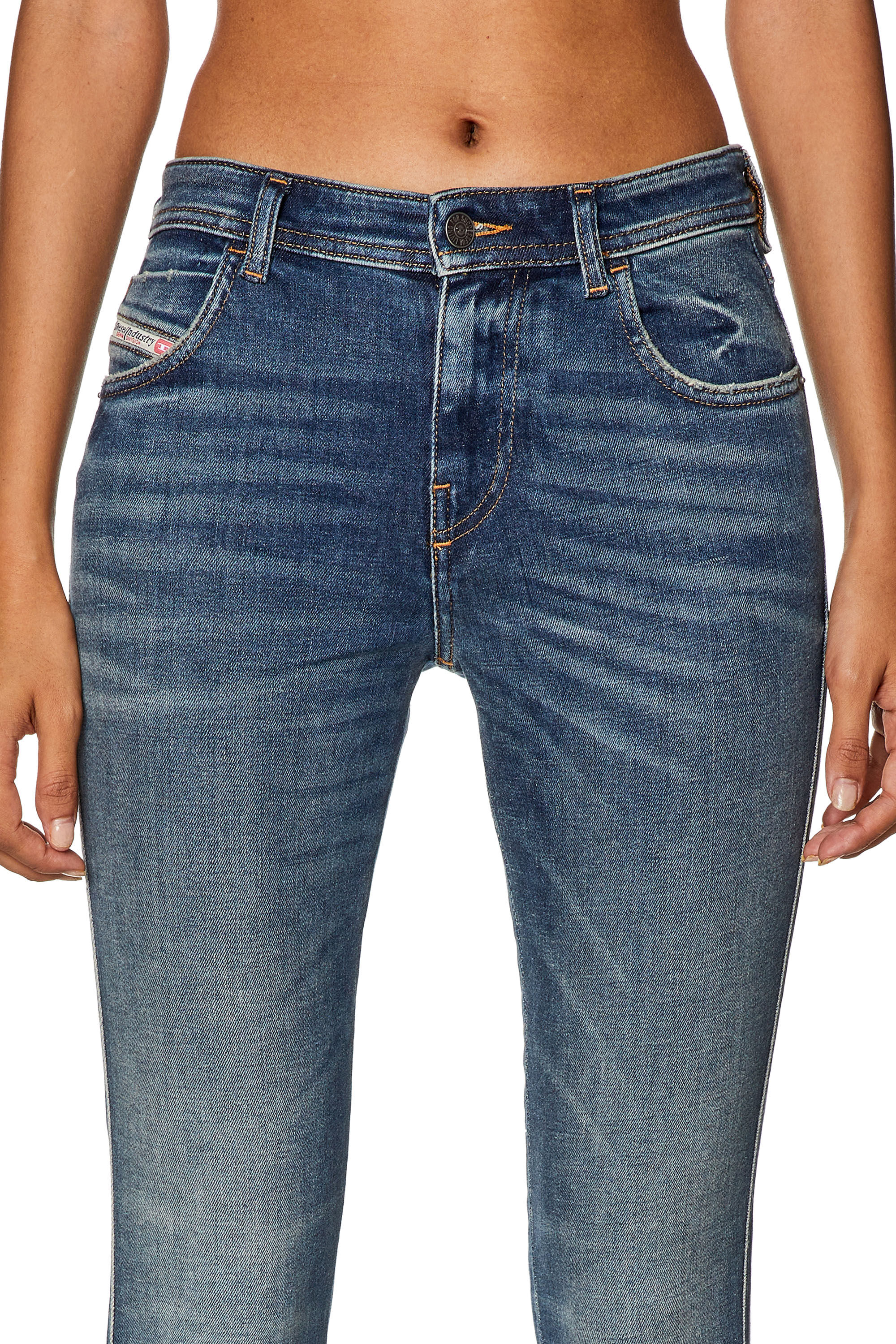 Diesel - Skinny Jeans 2015 Babhila 09G71, Dark Blue - Image 5