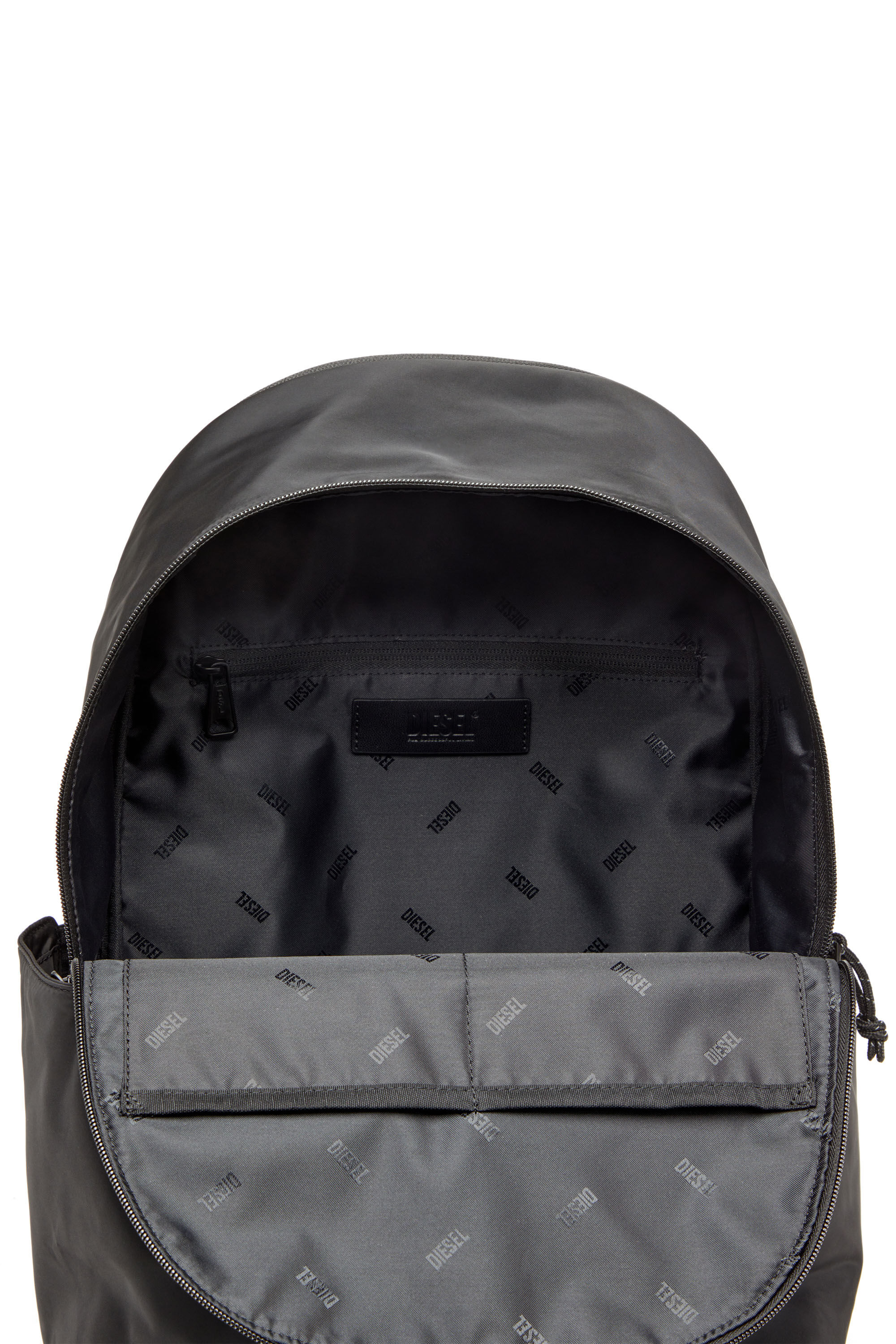Men's D-Pack-Backpack in satin-touch fabric | Black | Diesel