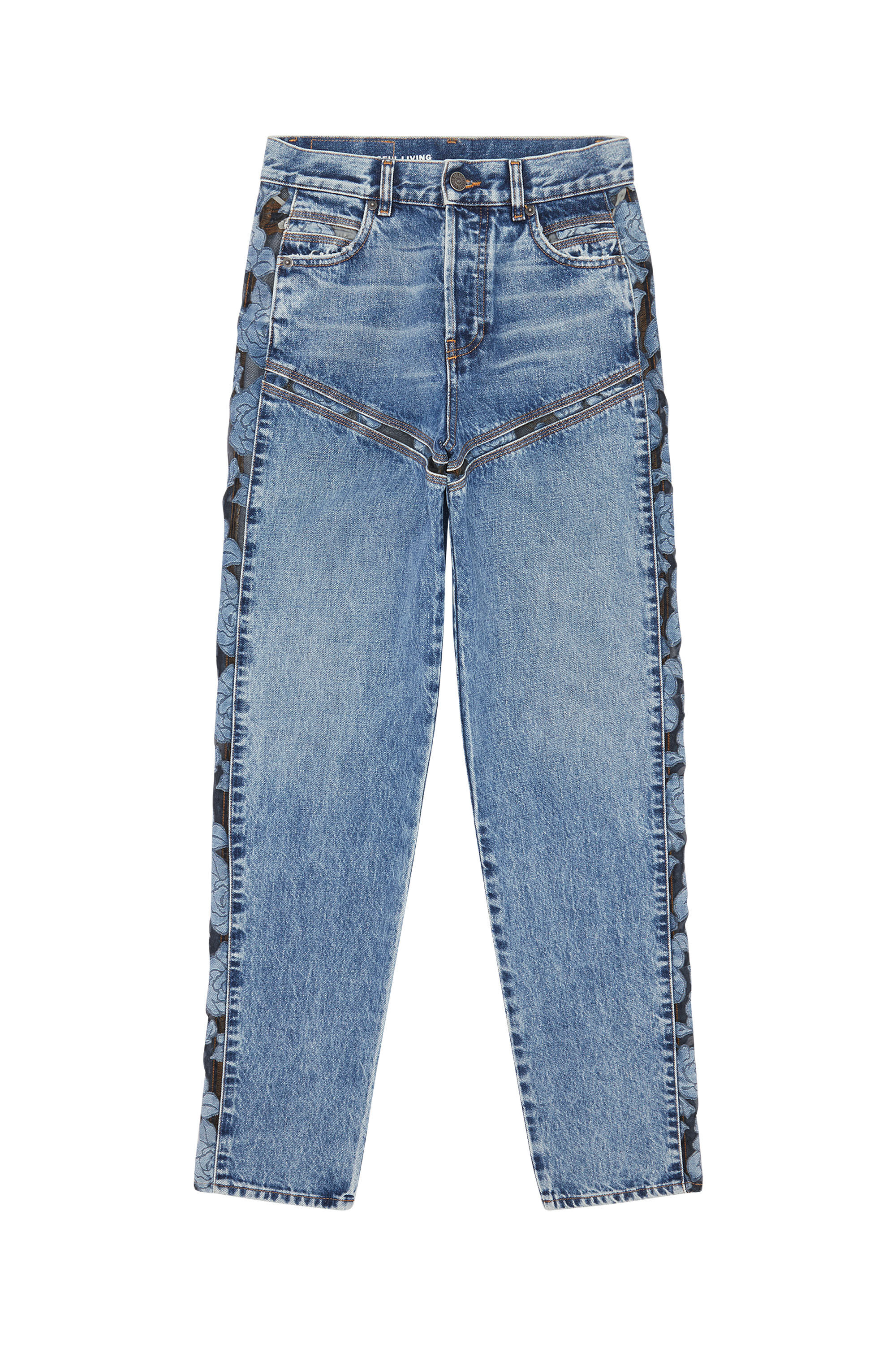 Diesel - D-Pilut 007J3 Straight Jeans, Medium blue - Image 2
