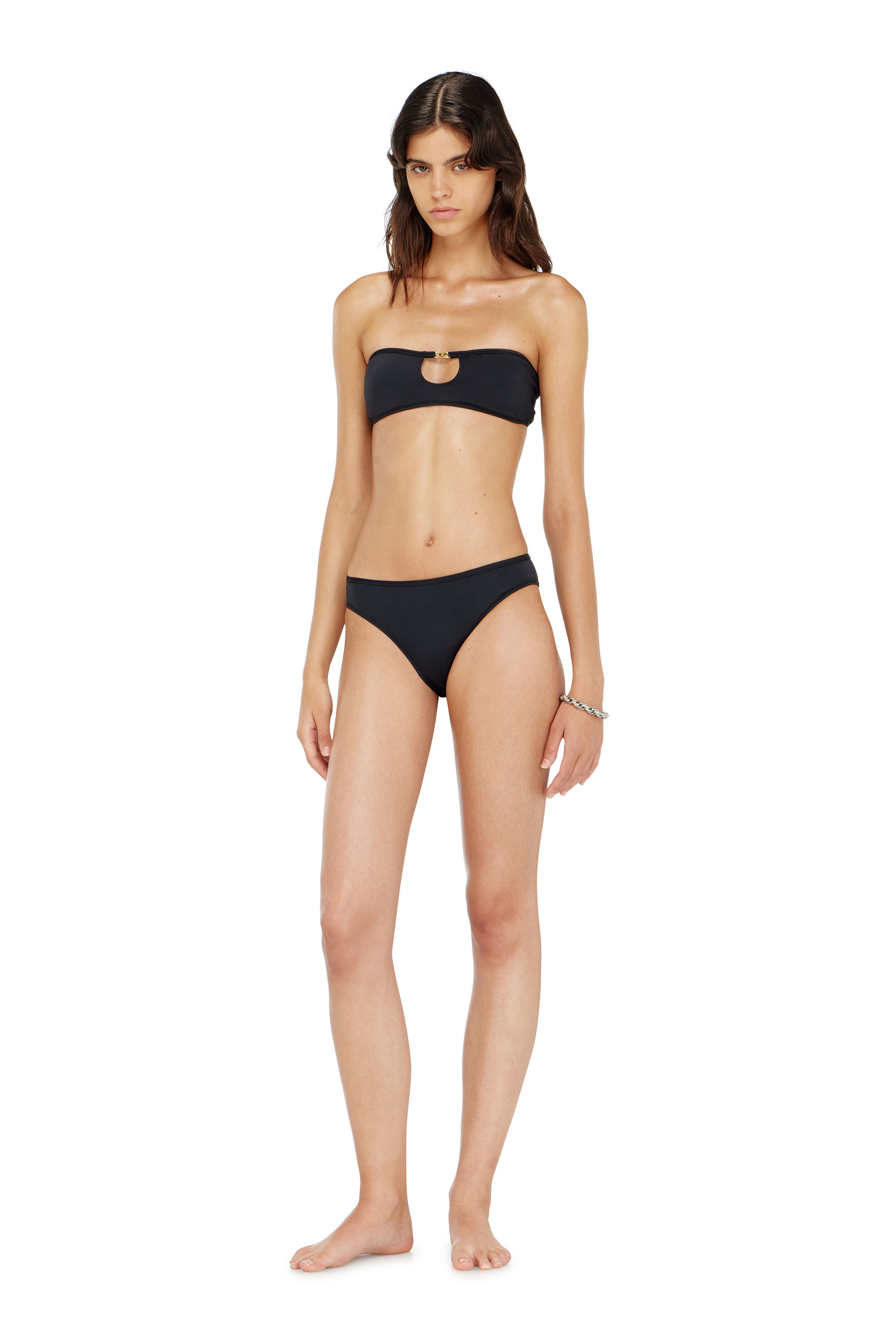 Women's Brazilian briefs in nylon with Oval D detail | ToBeDefined