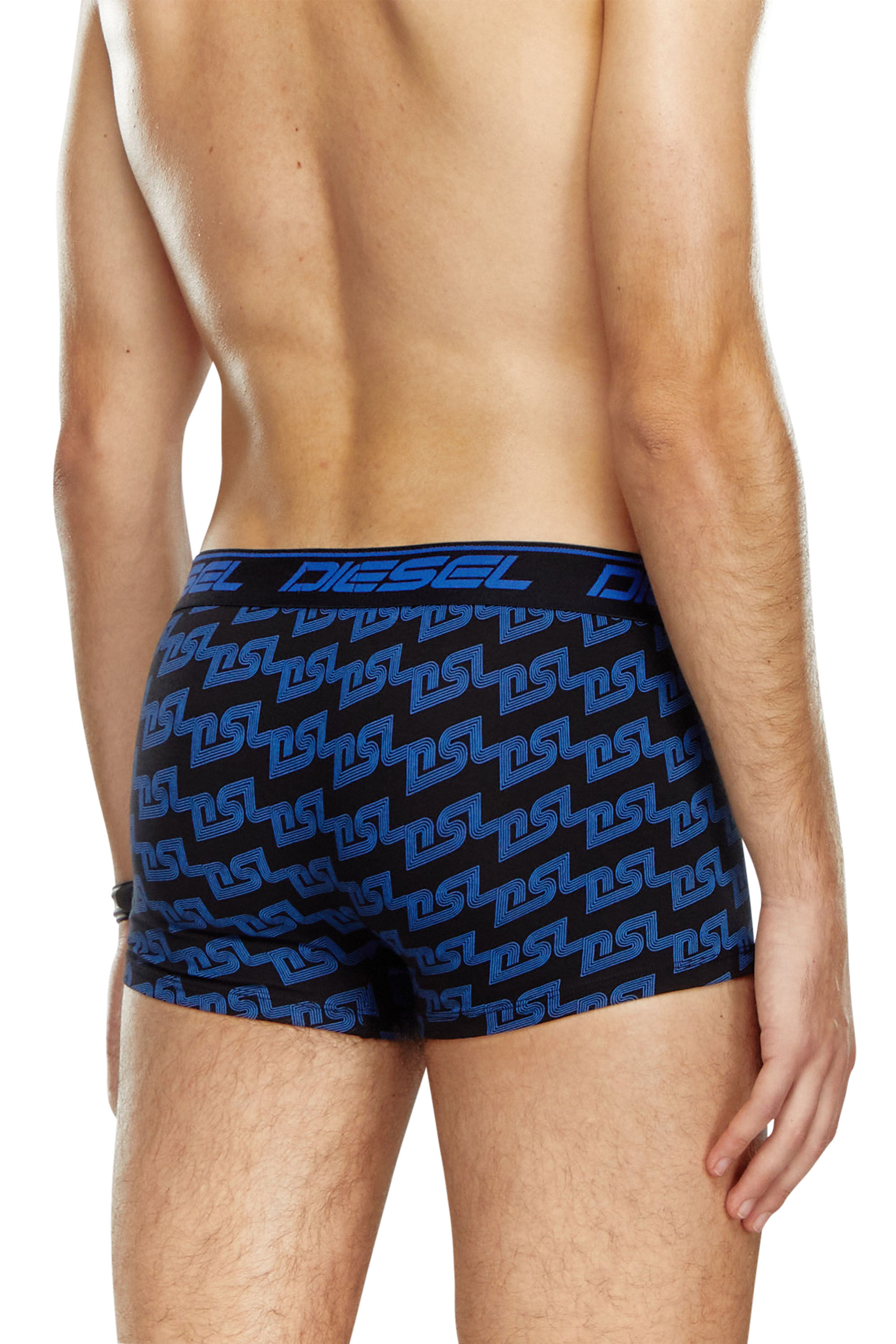 Diesel - UMBX-DAMIEN, Man's Boxer briefs with splatter print in Blue - 4