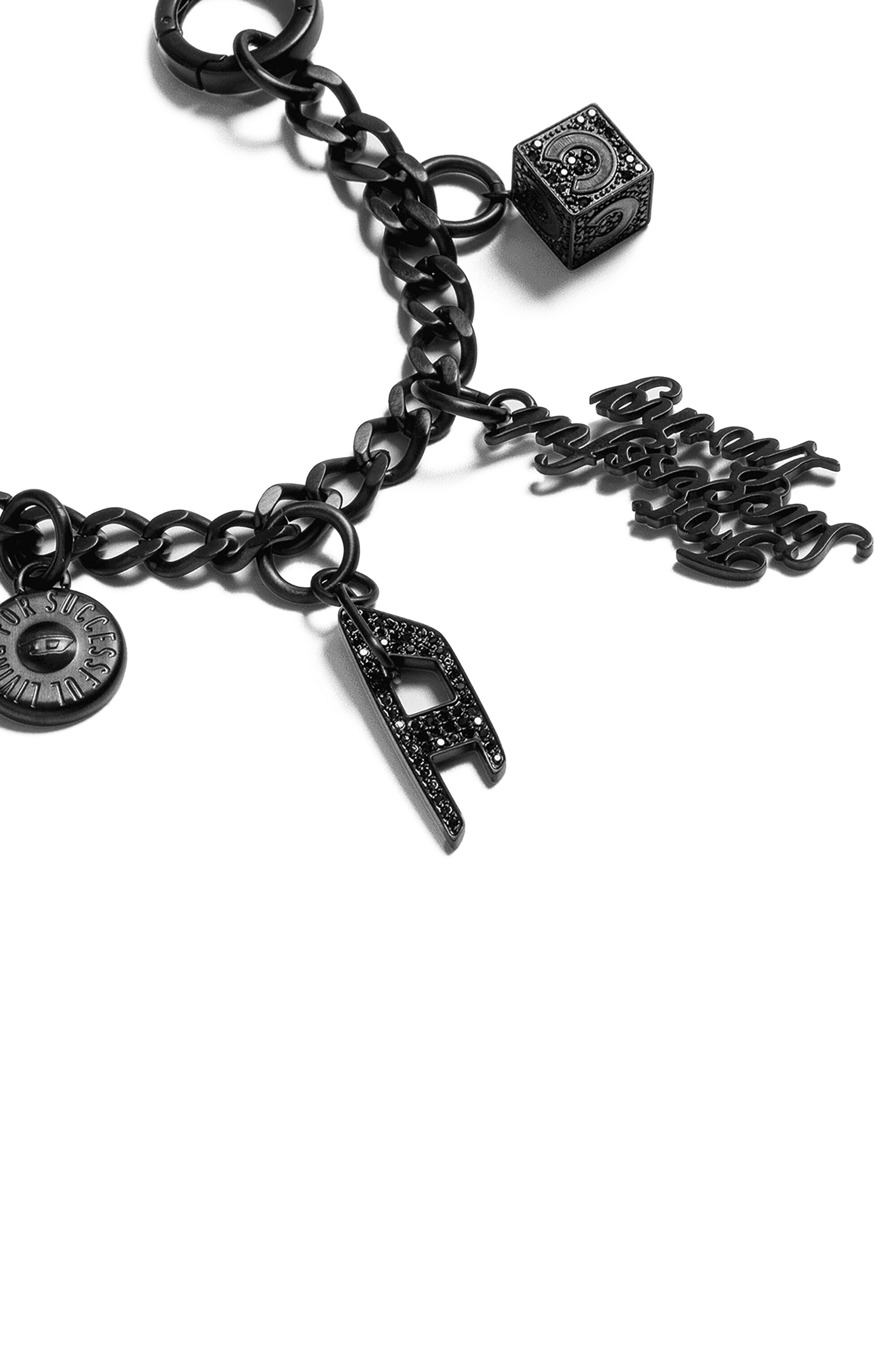 Women's Charm Thin Silver | Black | Diesel