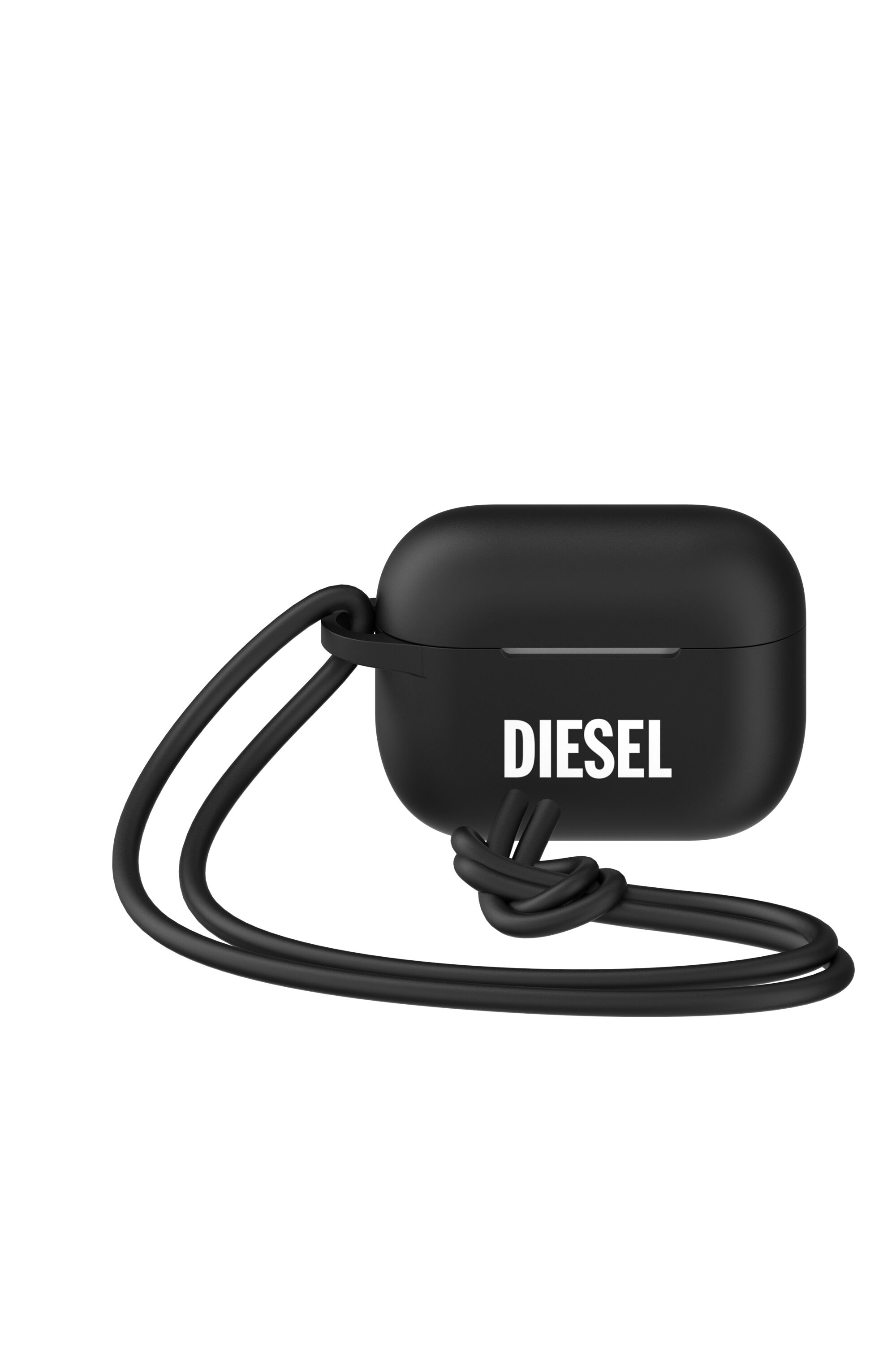 Women's Airpod case with lanyard for AirPods pro | Black | Diesel