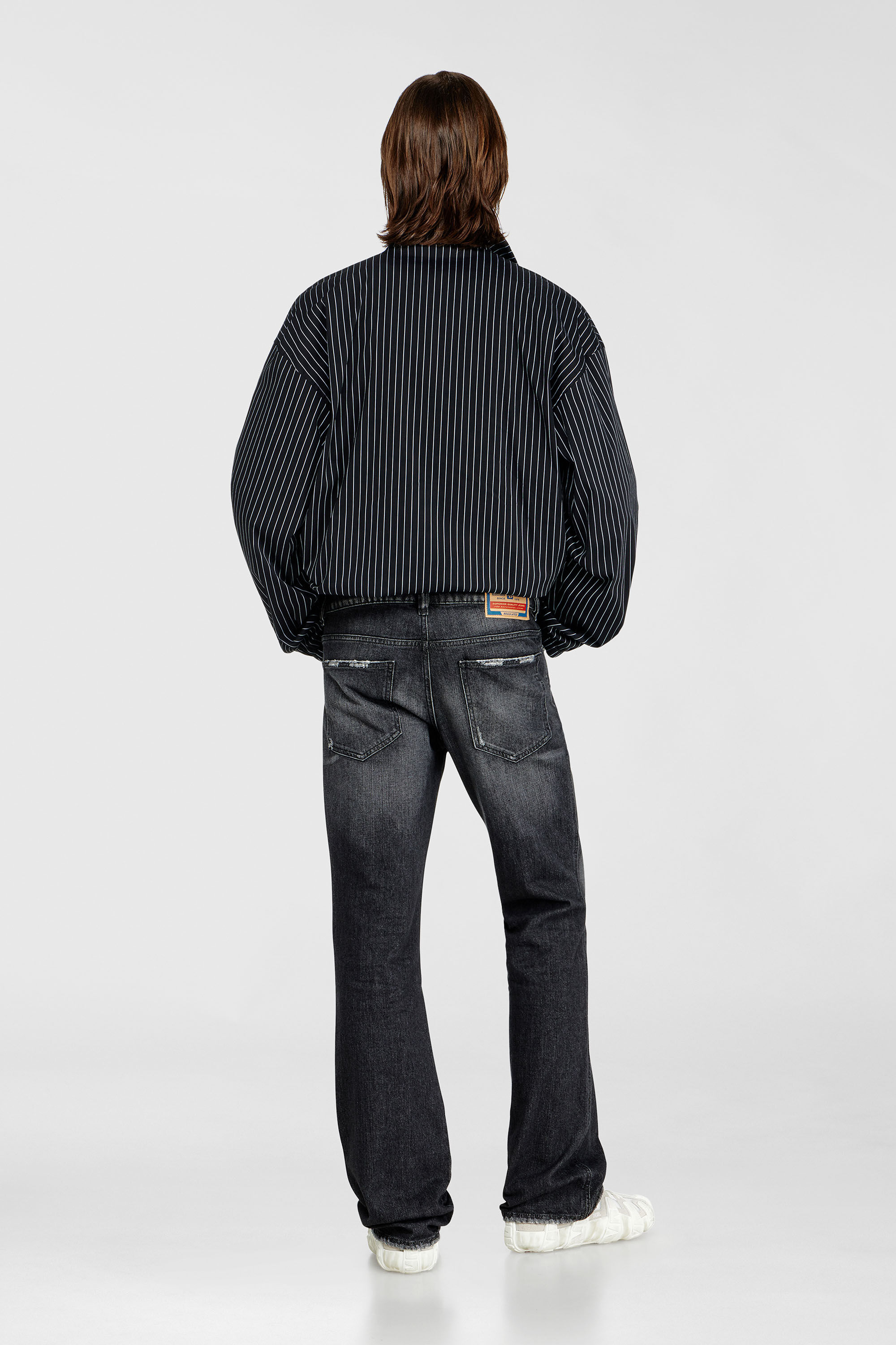 Diesel - Man's Bootcut Jeans 1998 D-Buck 09L50, Black/Dark grey - 3