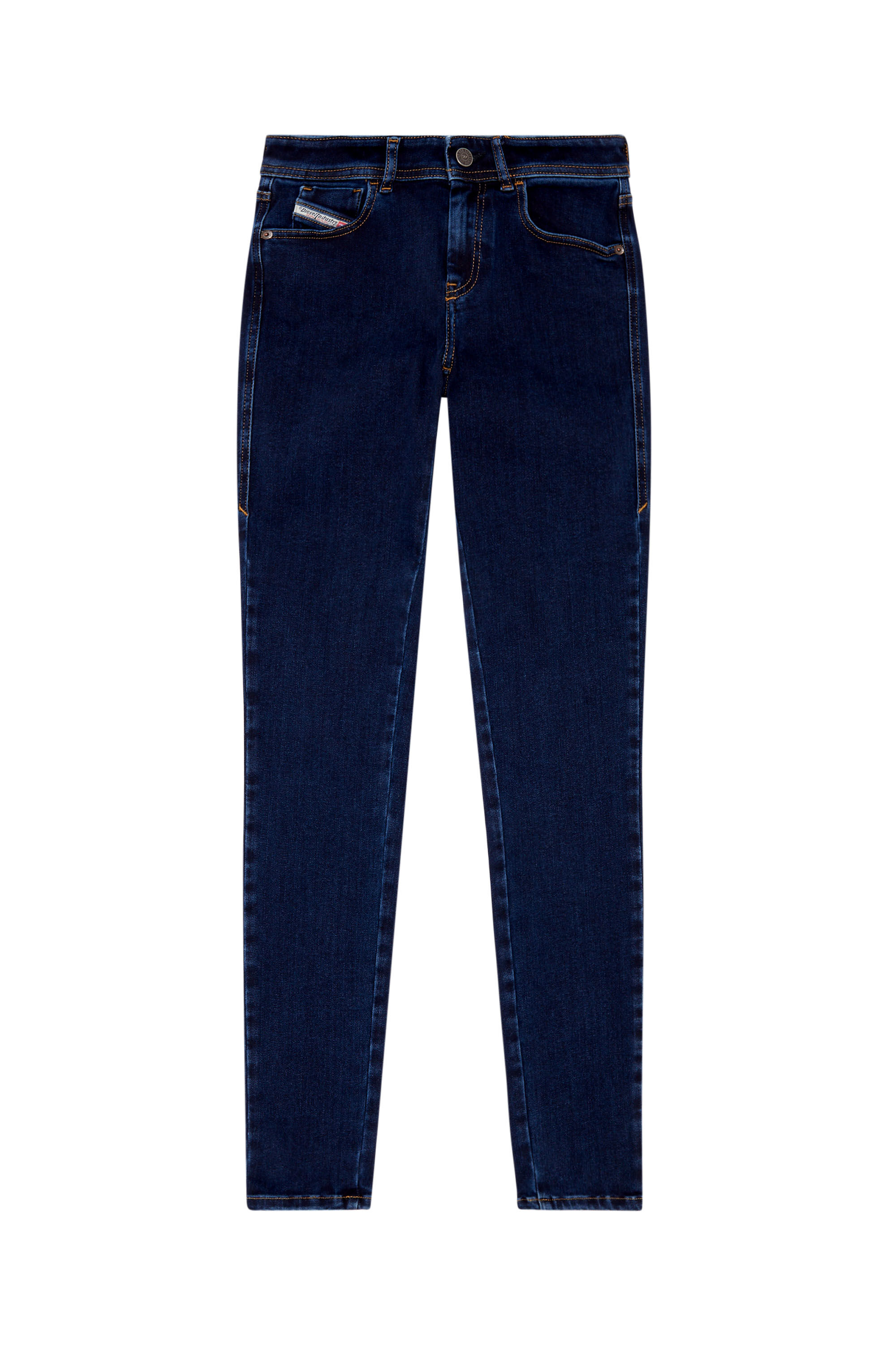 Diesel - Super skinny Jeans 2017 Slandy 09H80, Dark Blue - Image 2