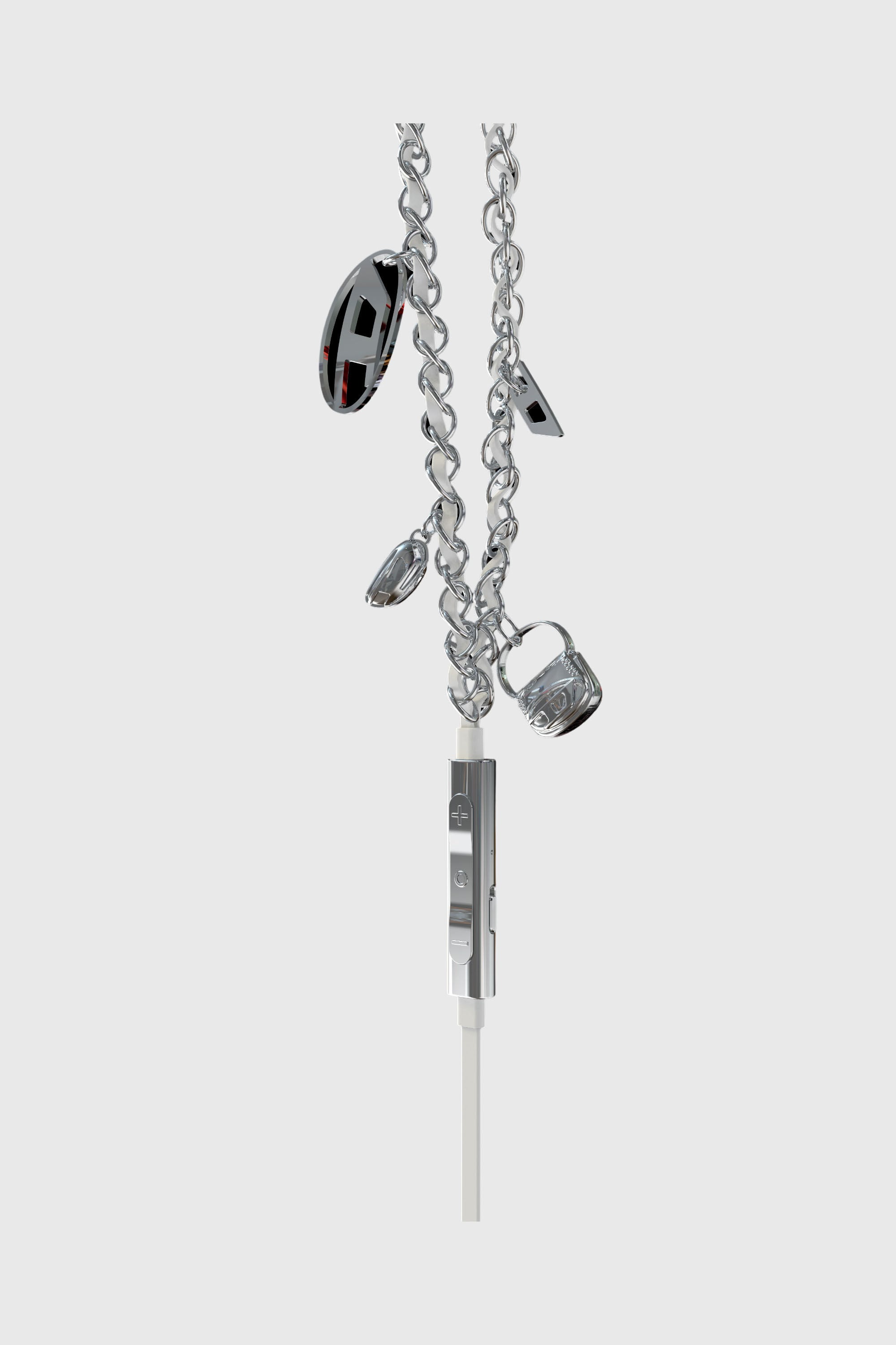 Diesel - 60458  WIRED EARBUDS WIRED EARBUDS, Unisex's Wired Earbuds and charms in Silver - 2