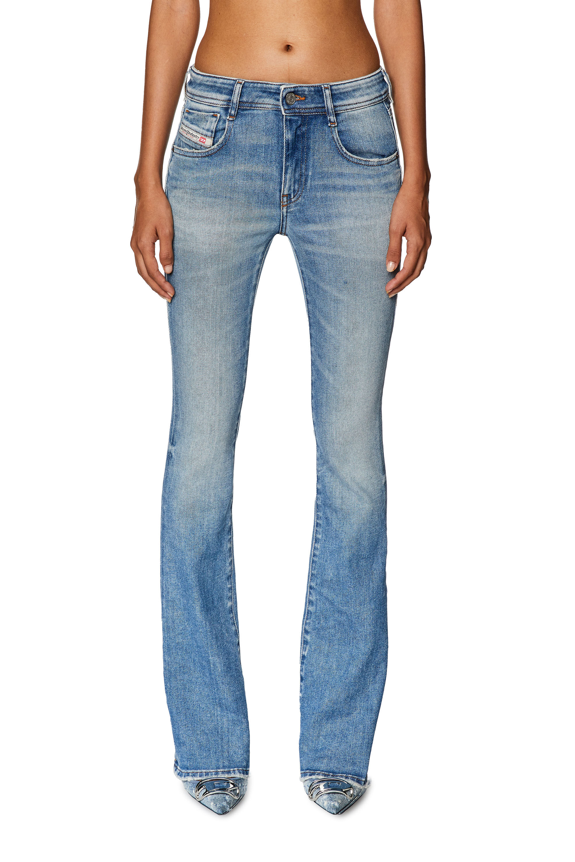 Diesel - Bootcut and Flare Jeans 1969 D-Ebbey 09G70, Light Blue - Image 3