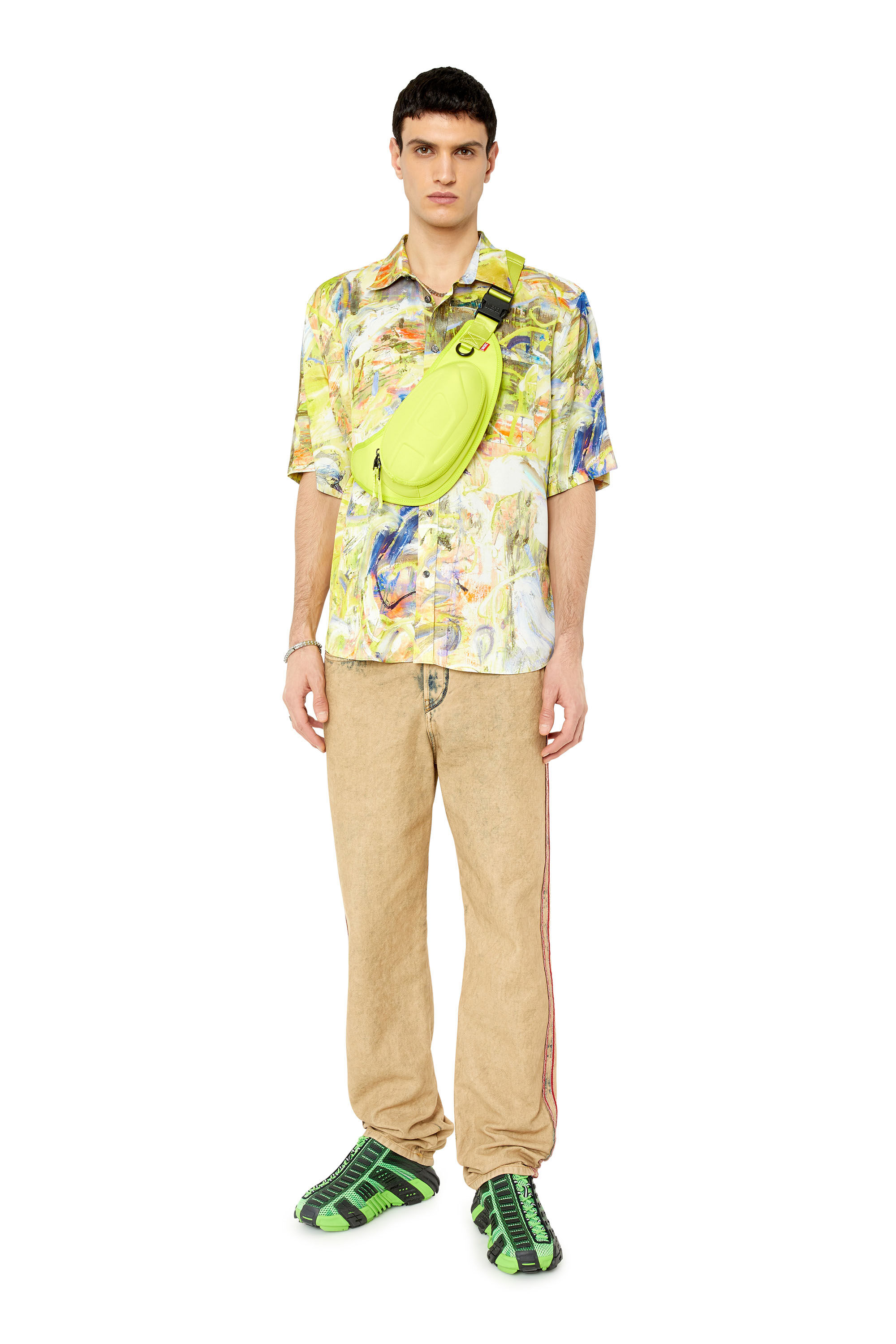 Diesel - S-UMBE-SSL-PRINT, Green/Yellow - Image 1