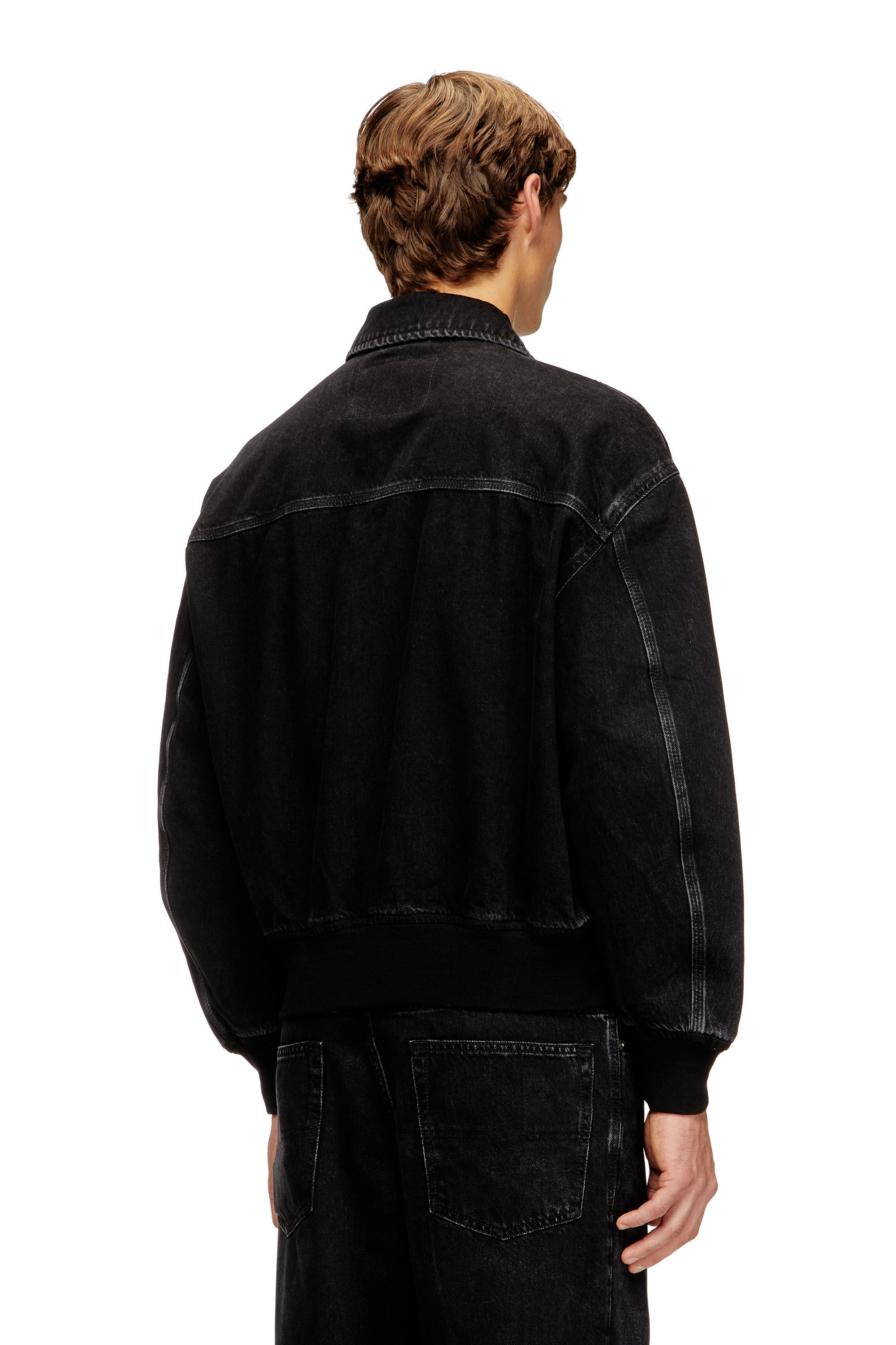 Women's Jacket in denim | Black | Diesel