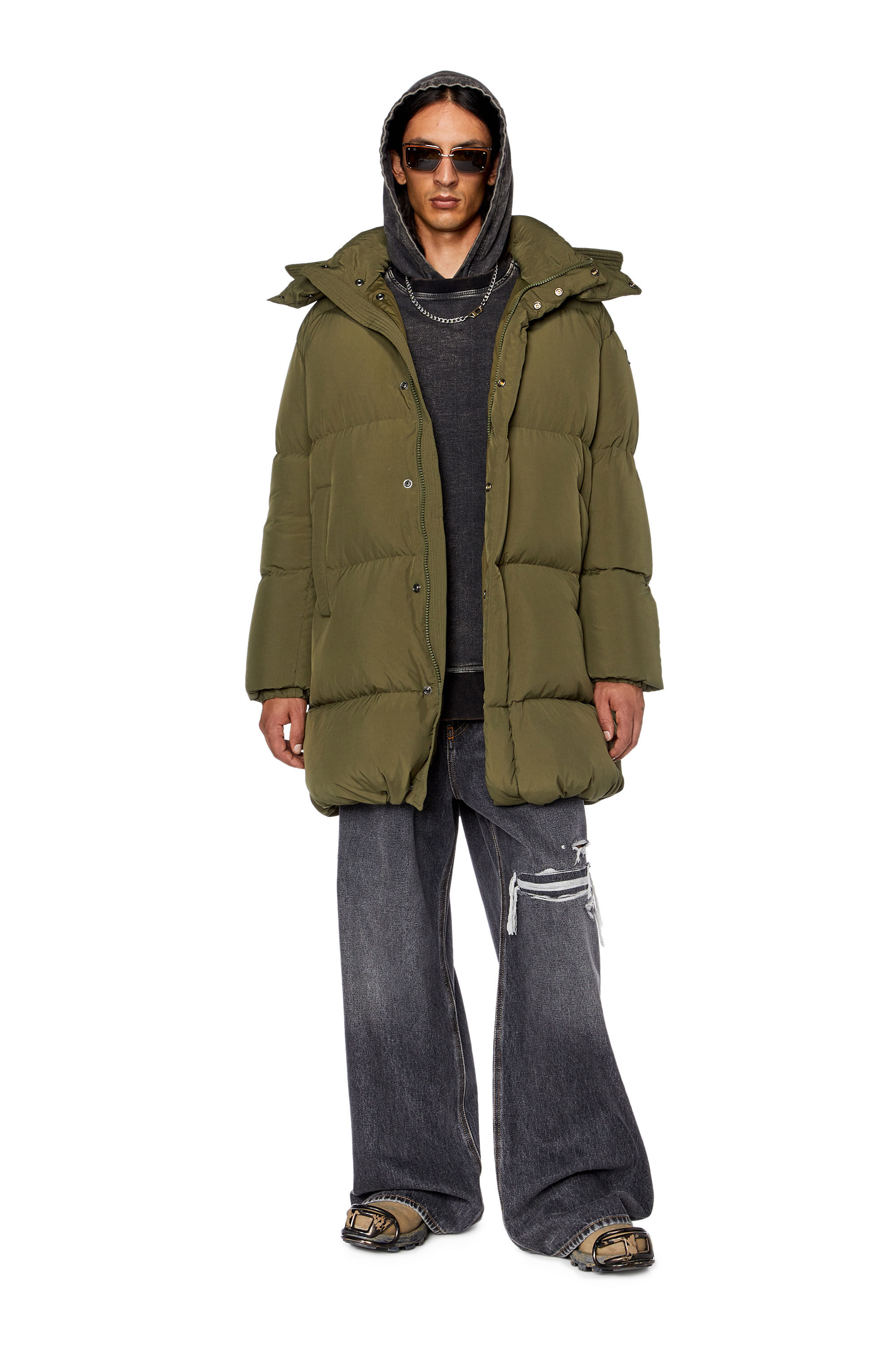 W's military parka sale