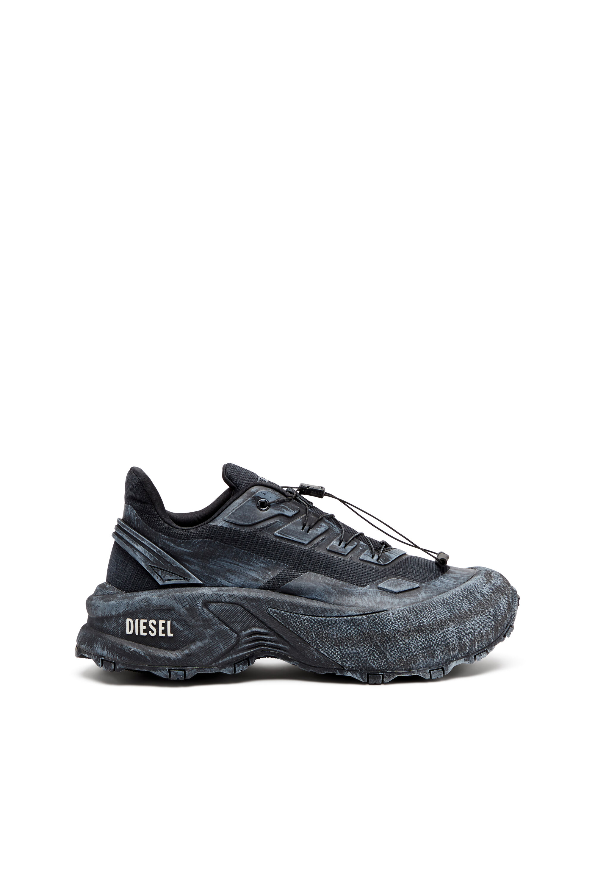 Men's D-Cage Runner-Sneaker | Black | Diesel Men's D-Cage Runner-Sneaker | Black | Diesel