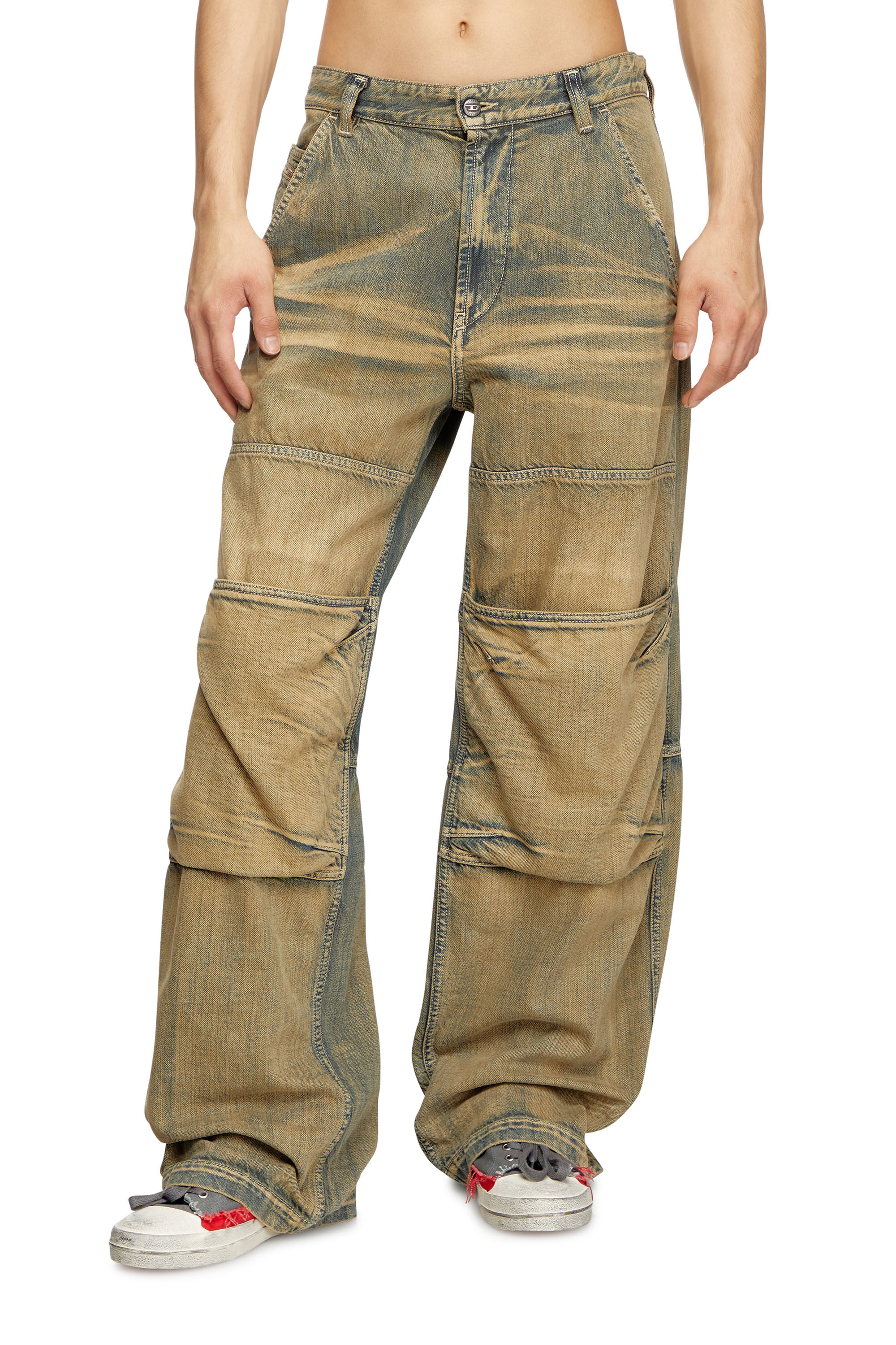 Diesel - Unisex's Relaxed Jeans D-Shift 09L49, Medium blue - 3