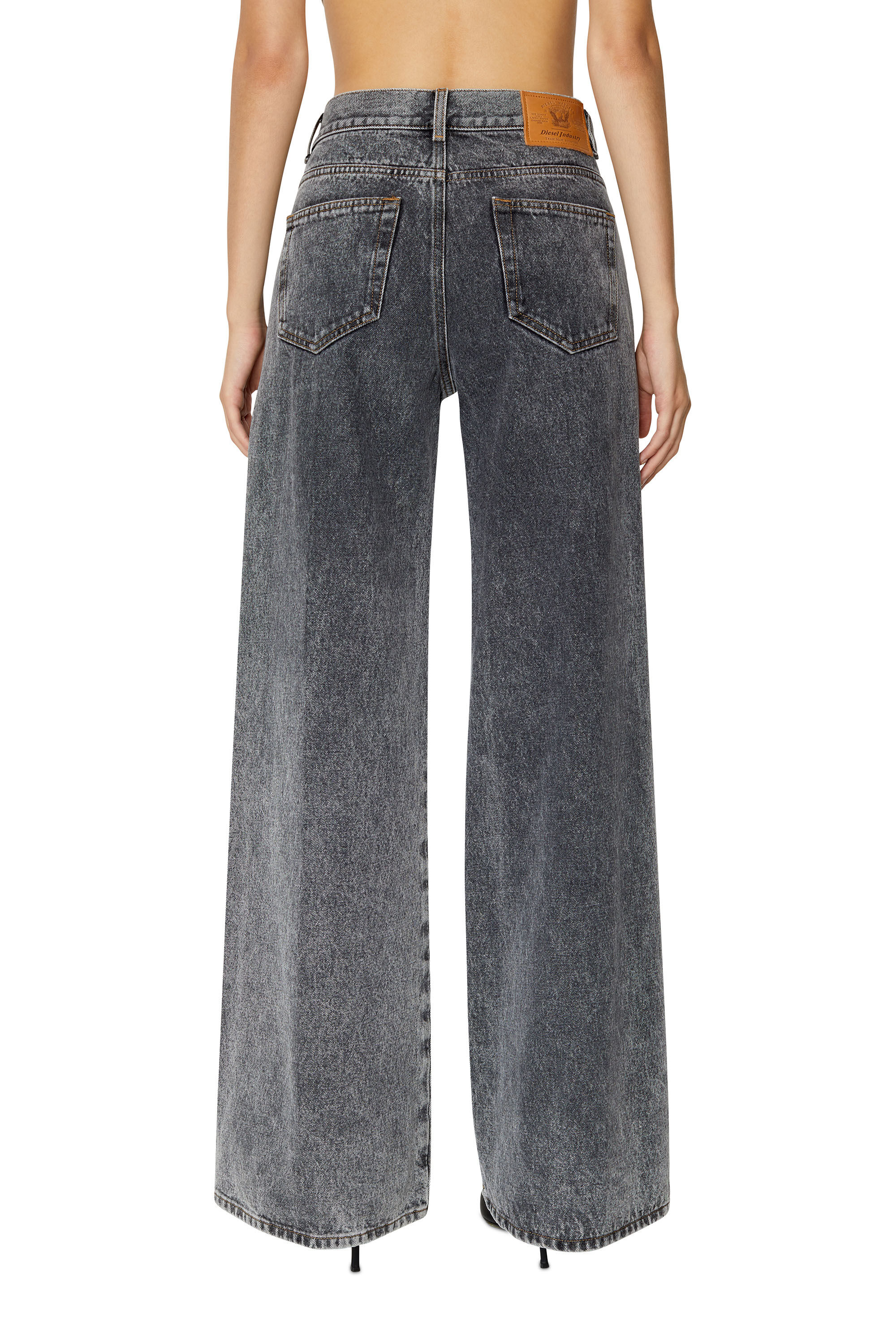 Diesel - 1978 09E04 Bootcut and Flare Jeans, Black/Dark grey - Image 4