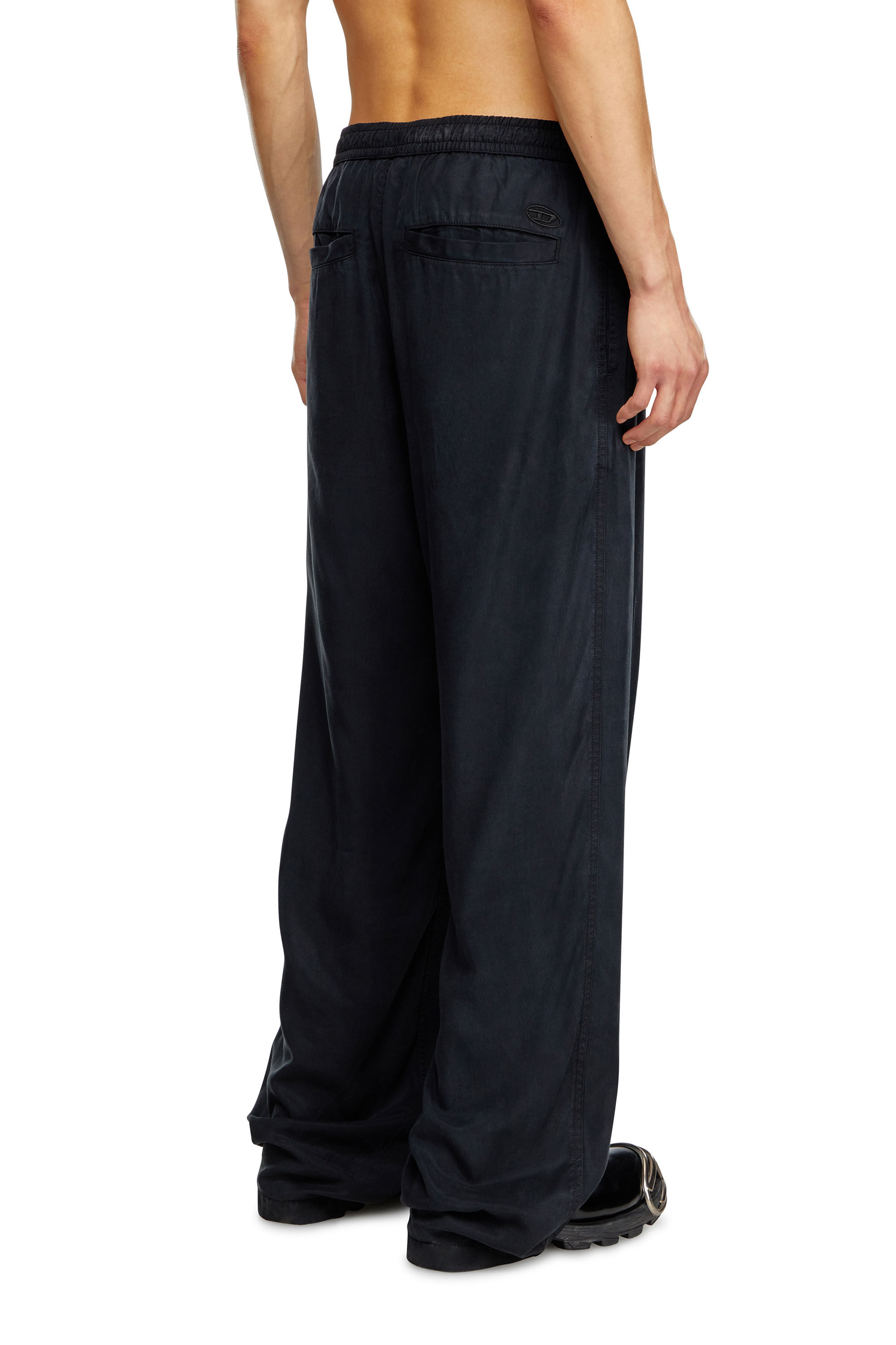 パンツ DIESEL Drawstring pants in faded twill Men's Drawstring pants in faded twill | Black | Diesel