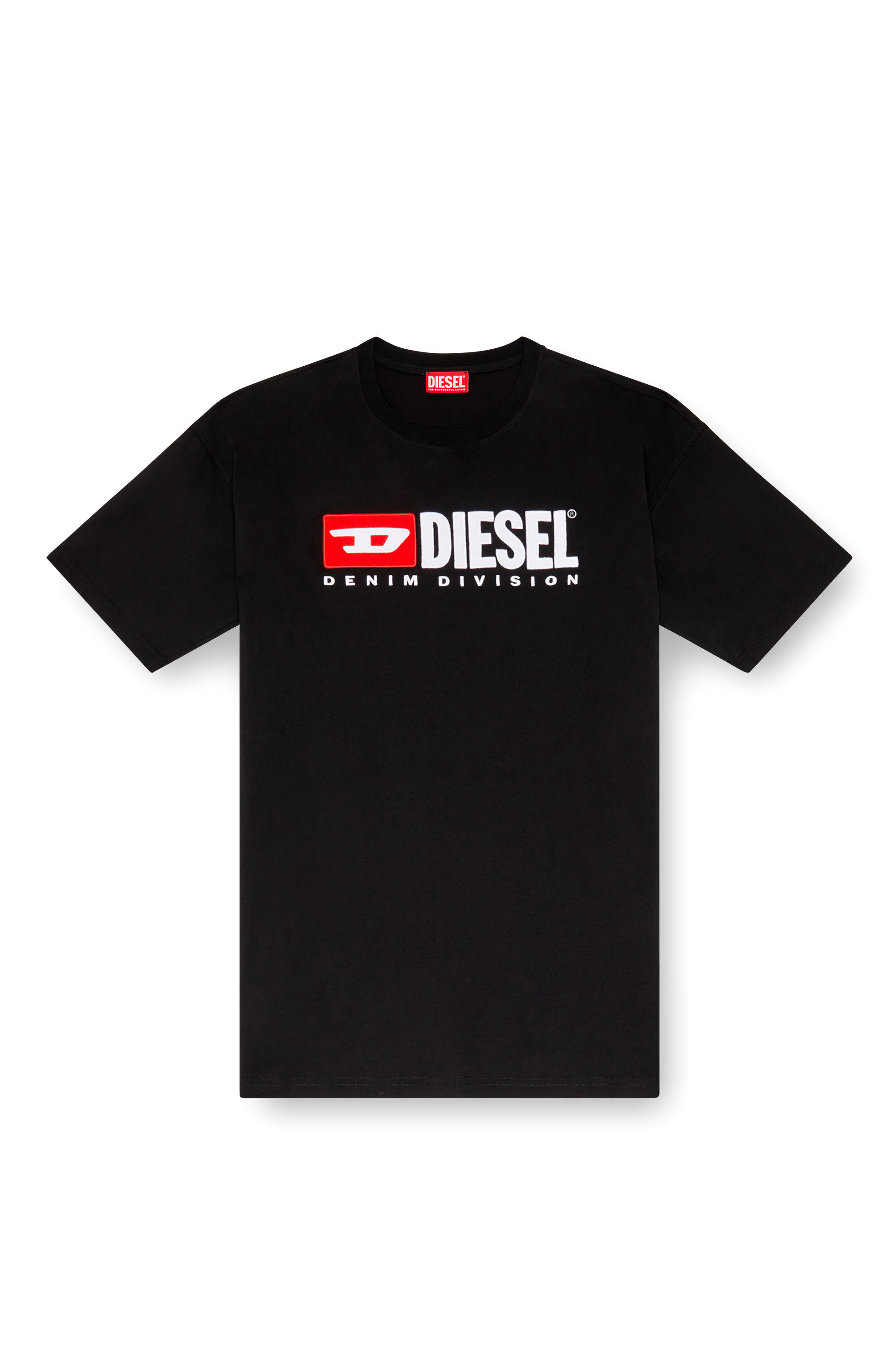 レビュー高評価の商品 | logo patch Diesel with T-shirt Men's Black Diesel | Tシャツ(半袖+袖なし)