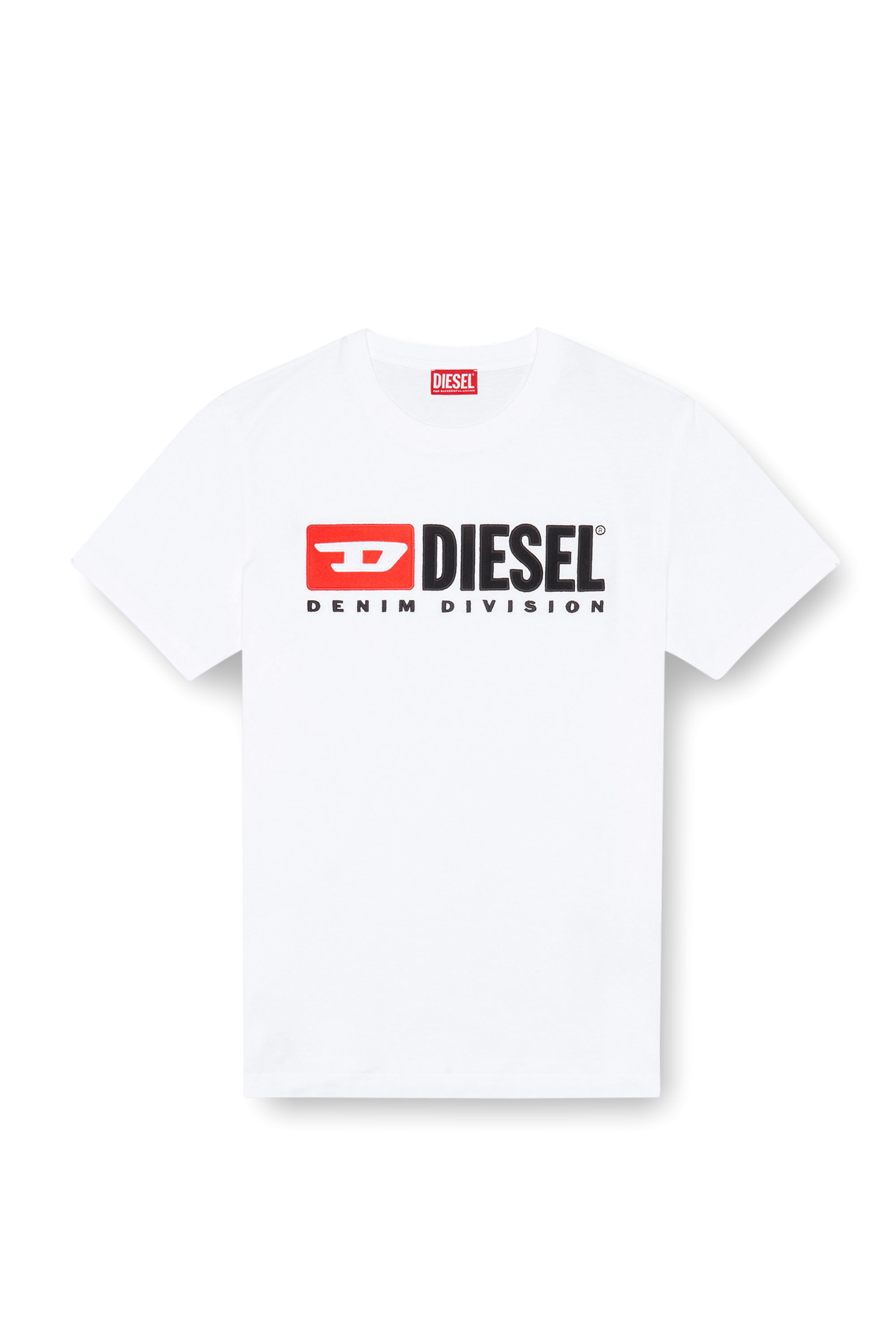 Men's T-shirt with Diesel patch logo | White | Diesel