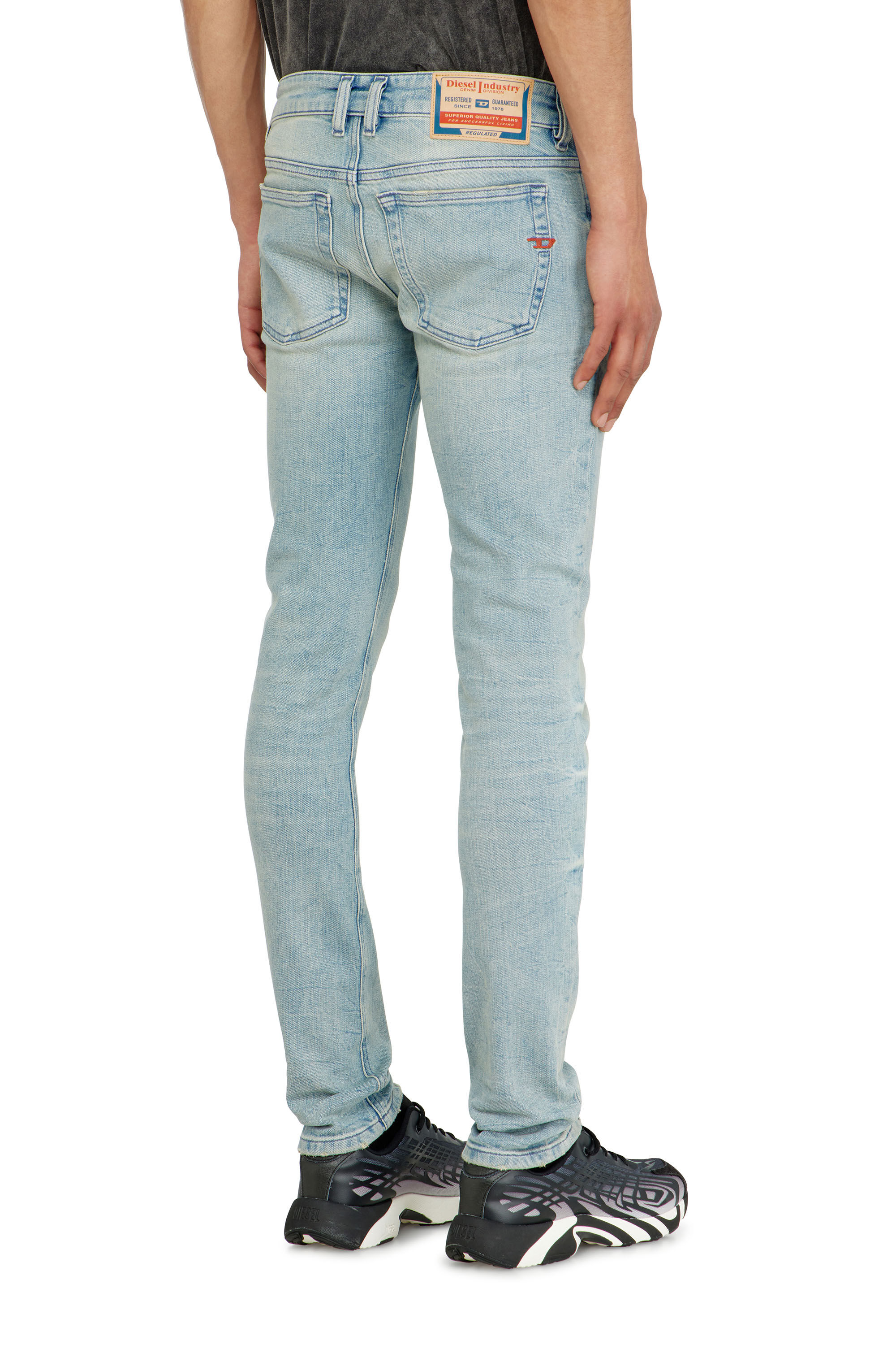Diesel - Man's Skinny Jeans 1979 Sleenker 0KBBF, Light Blue - 5