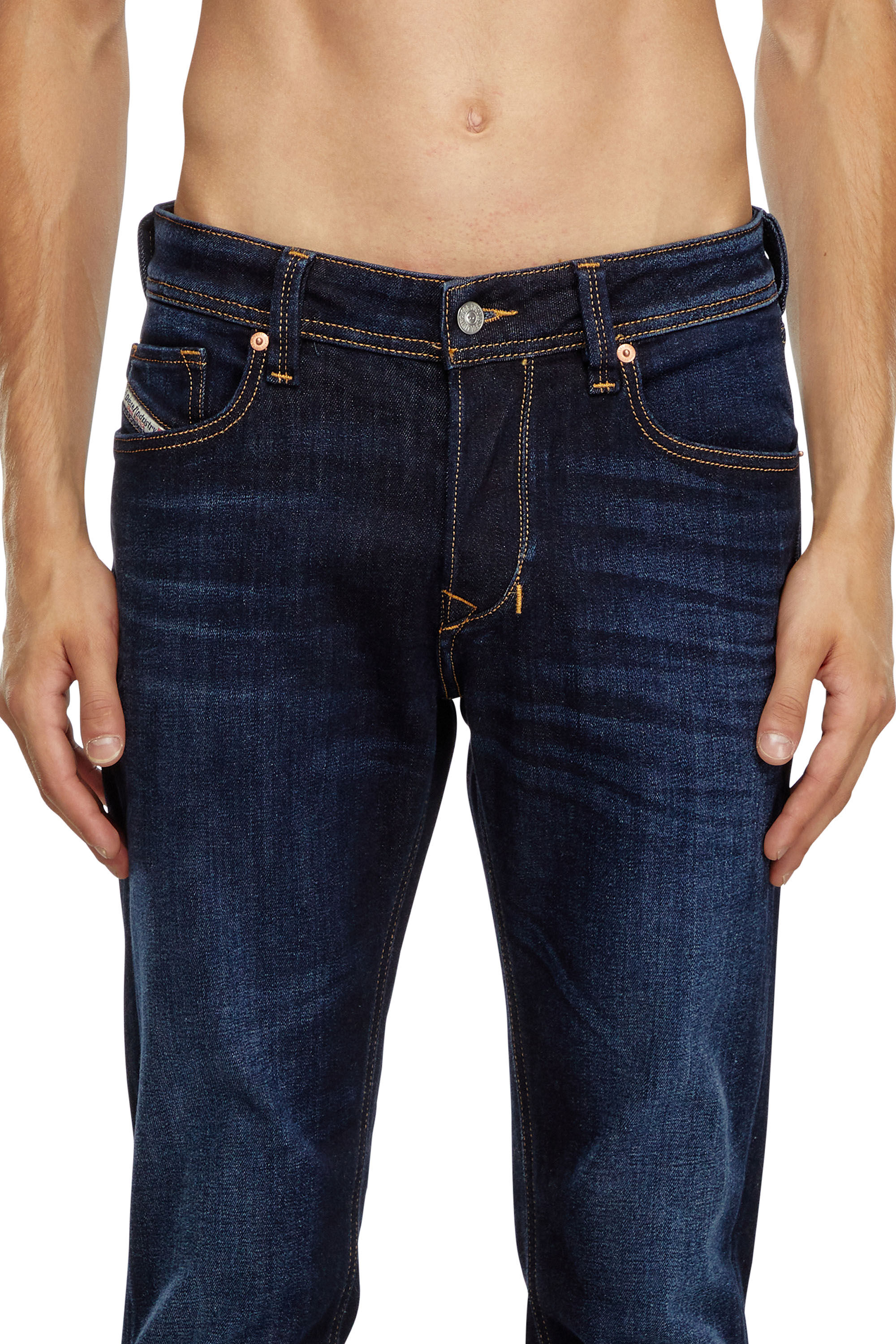 Diesel - 1986 Larkee-Beex 009ZS Tapered Jeans, Dark Blue - Image 6