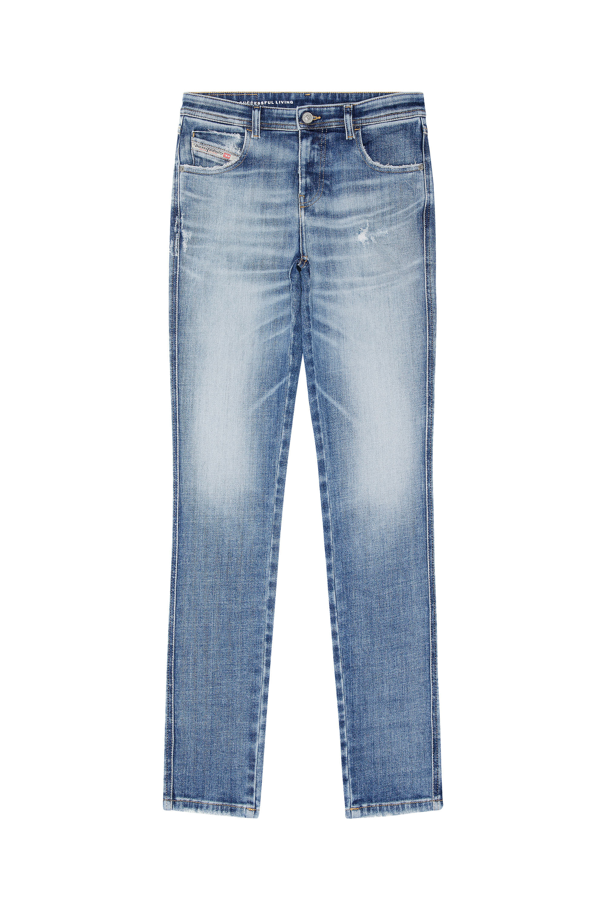 Diesel - Skinny Jeans 2015 Babhila 09G35, Medium blue - Image 2